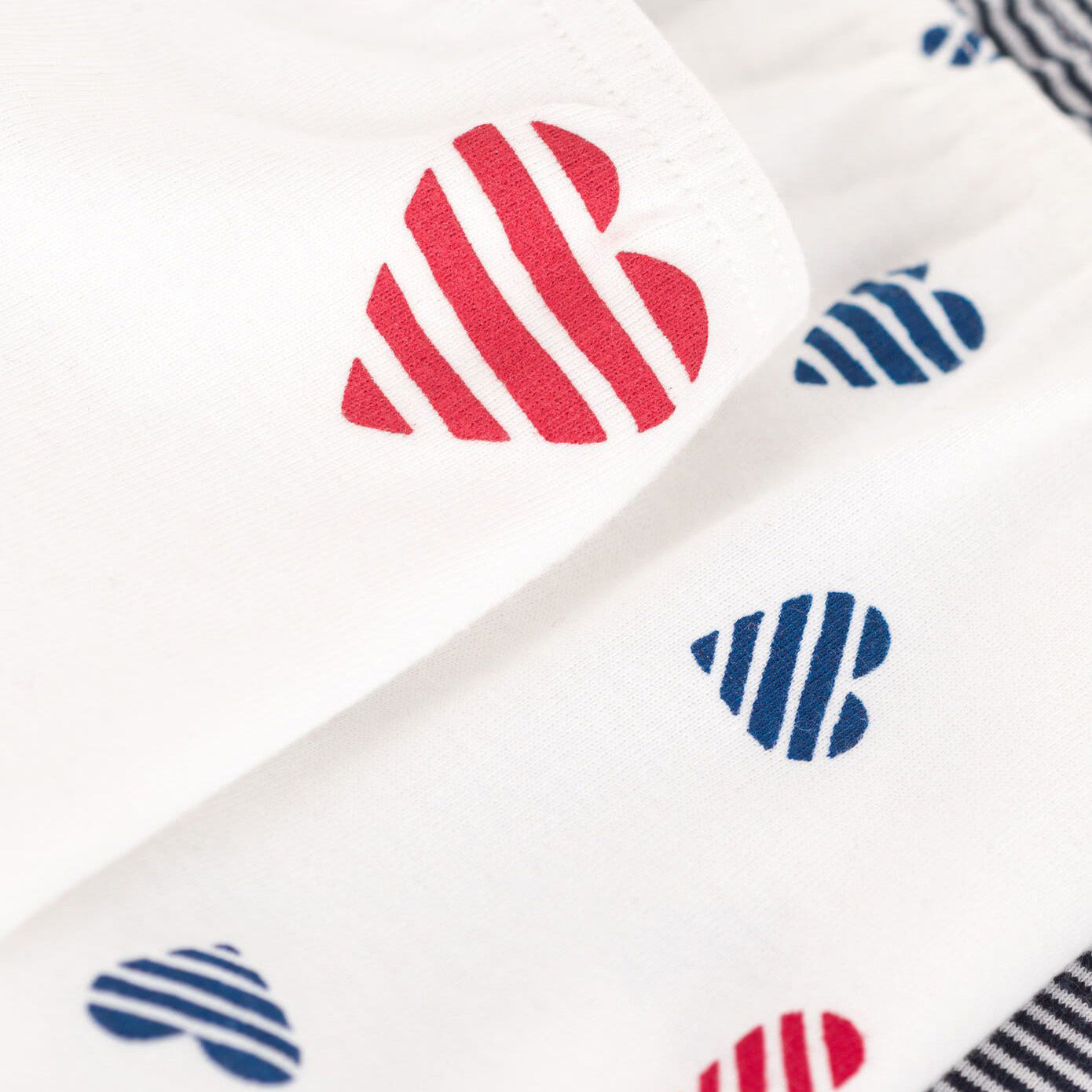 Girls Tricolor Cotton Underwear Set(3 Pack)