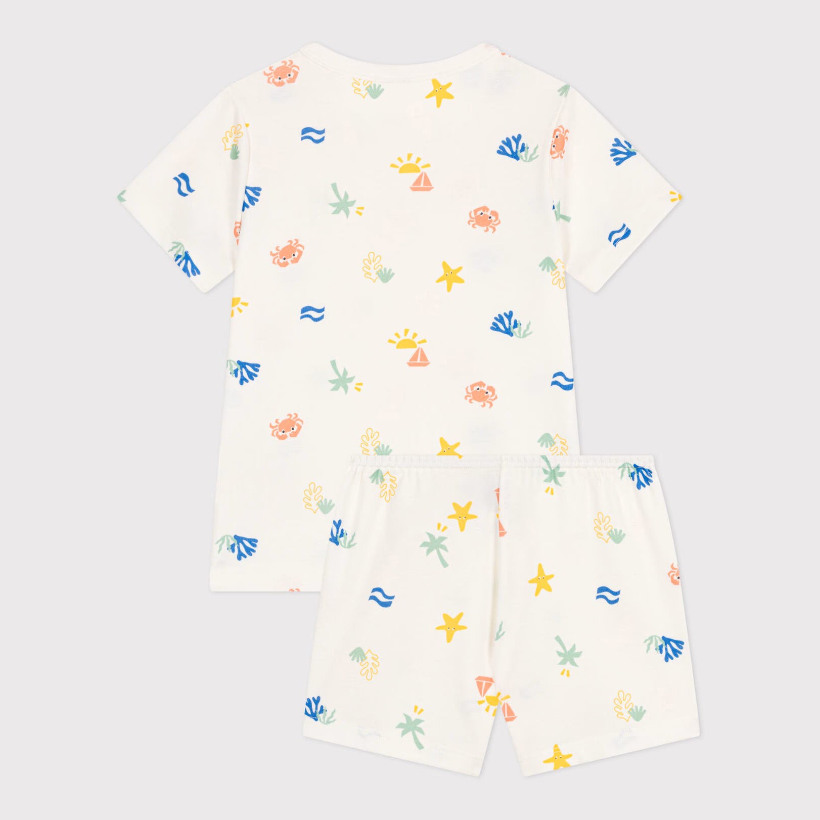 Girls Ivory Cotton Nightwear Set