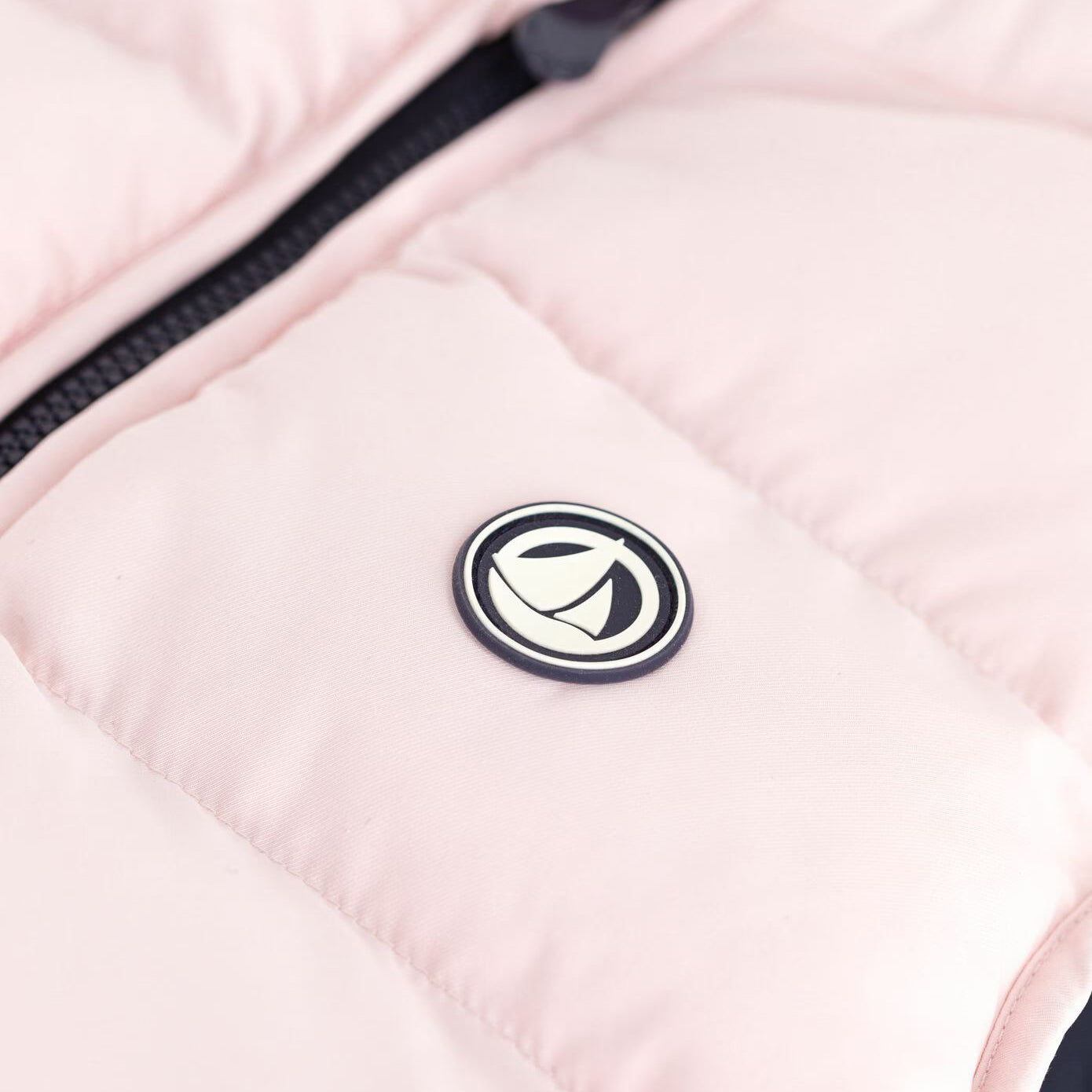 Girls Pink Reversible Padded Gilet