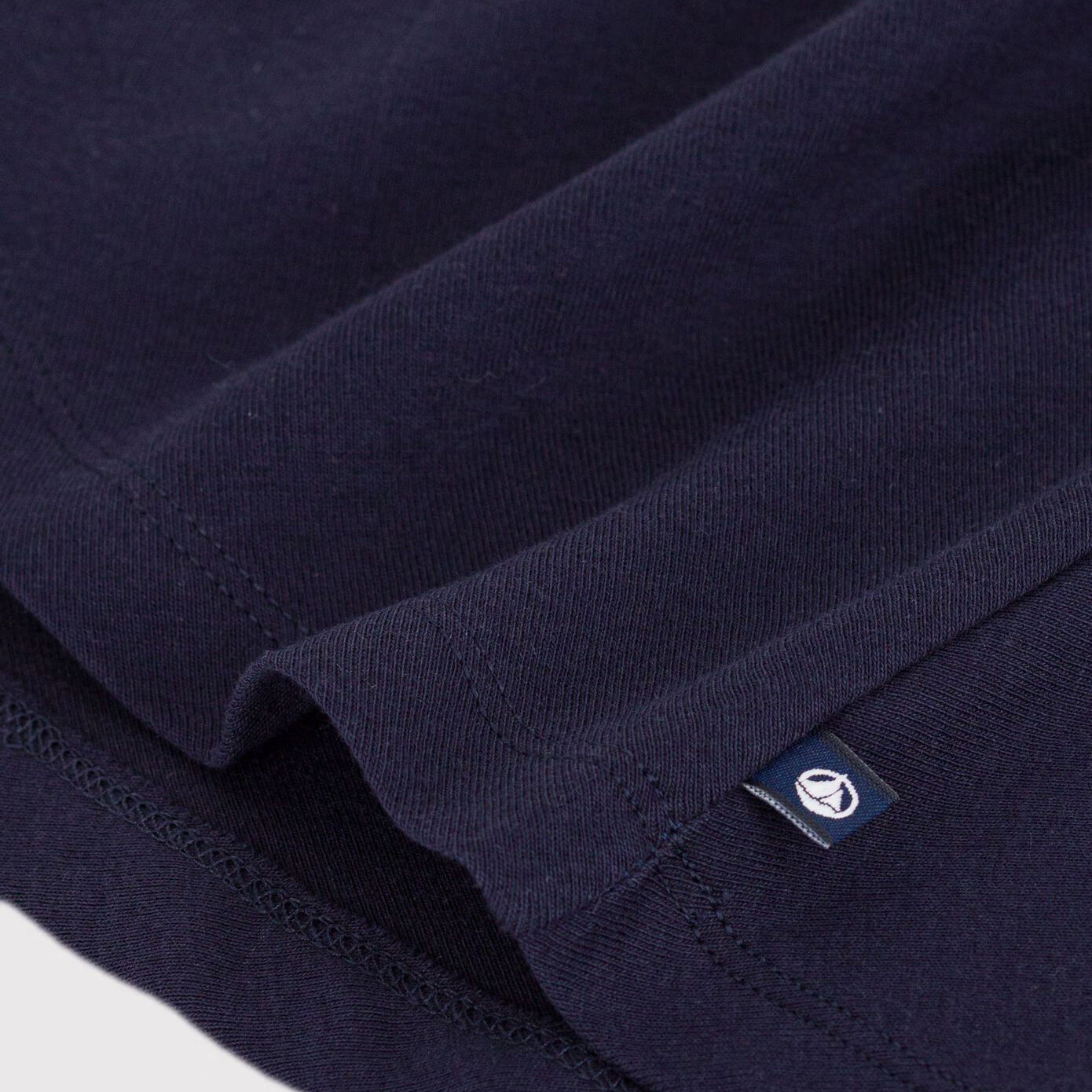 Girls Navy Cotton Dress