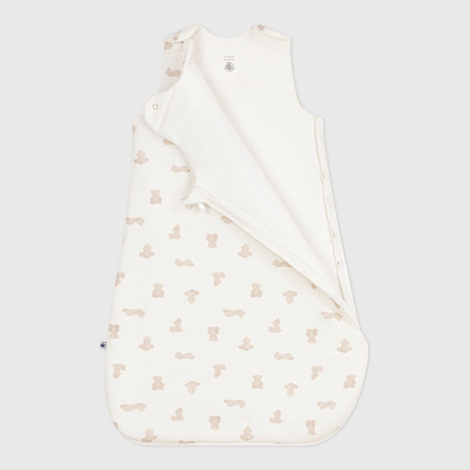 Baby Boys & Girls White Bear Printed Sleep Bag