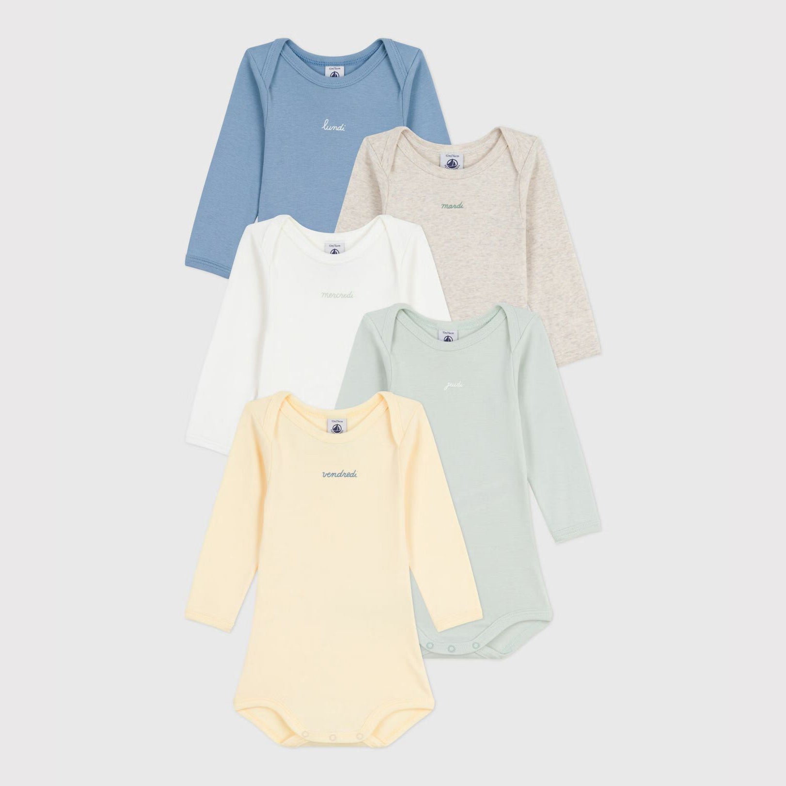 Baby Boys & Girls Multicolor Cotton Babysuit Set(5 Pack)
