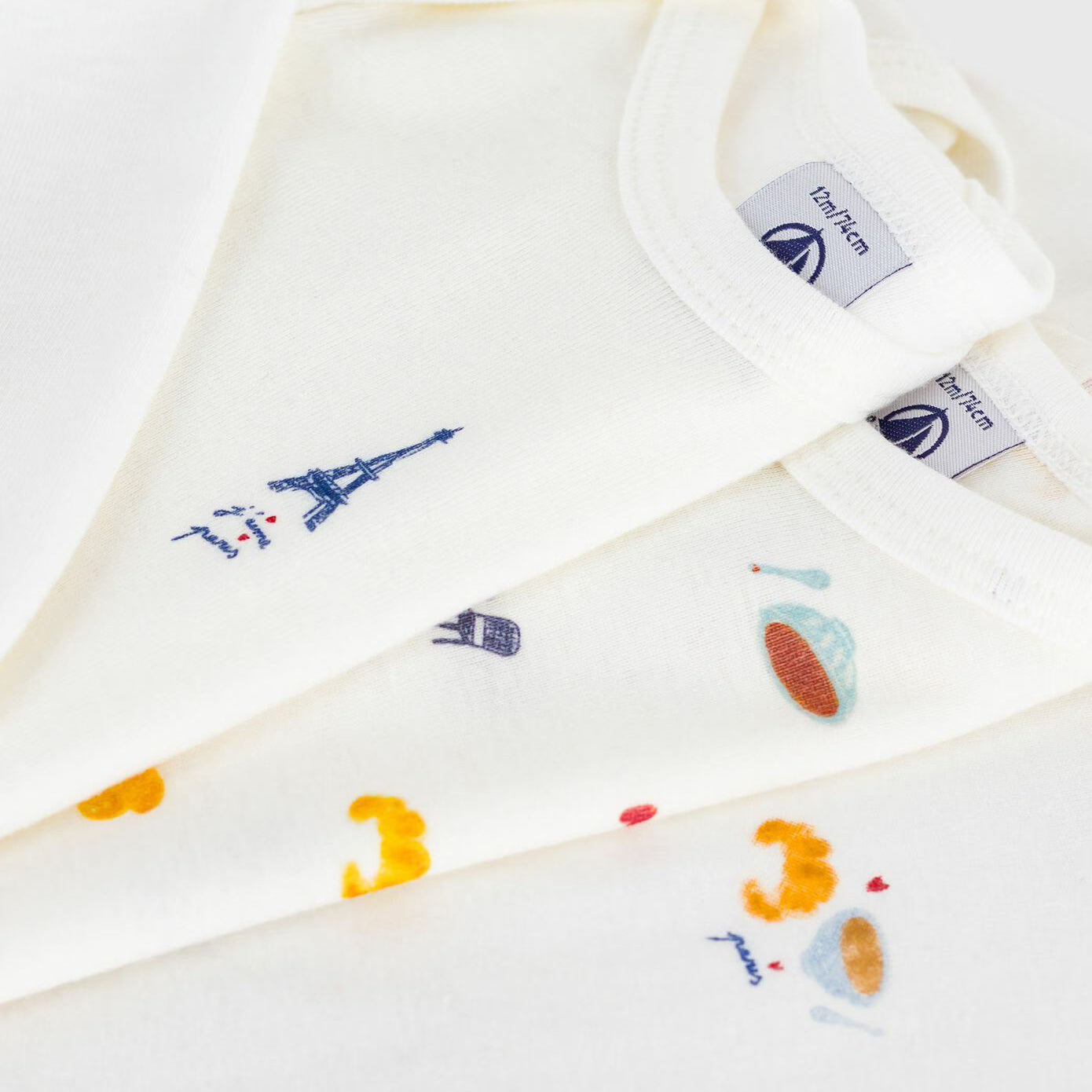 Baby Boys & Girls White Cotton Babysuit Set(3 Pack)