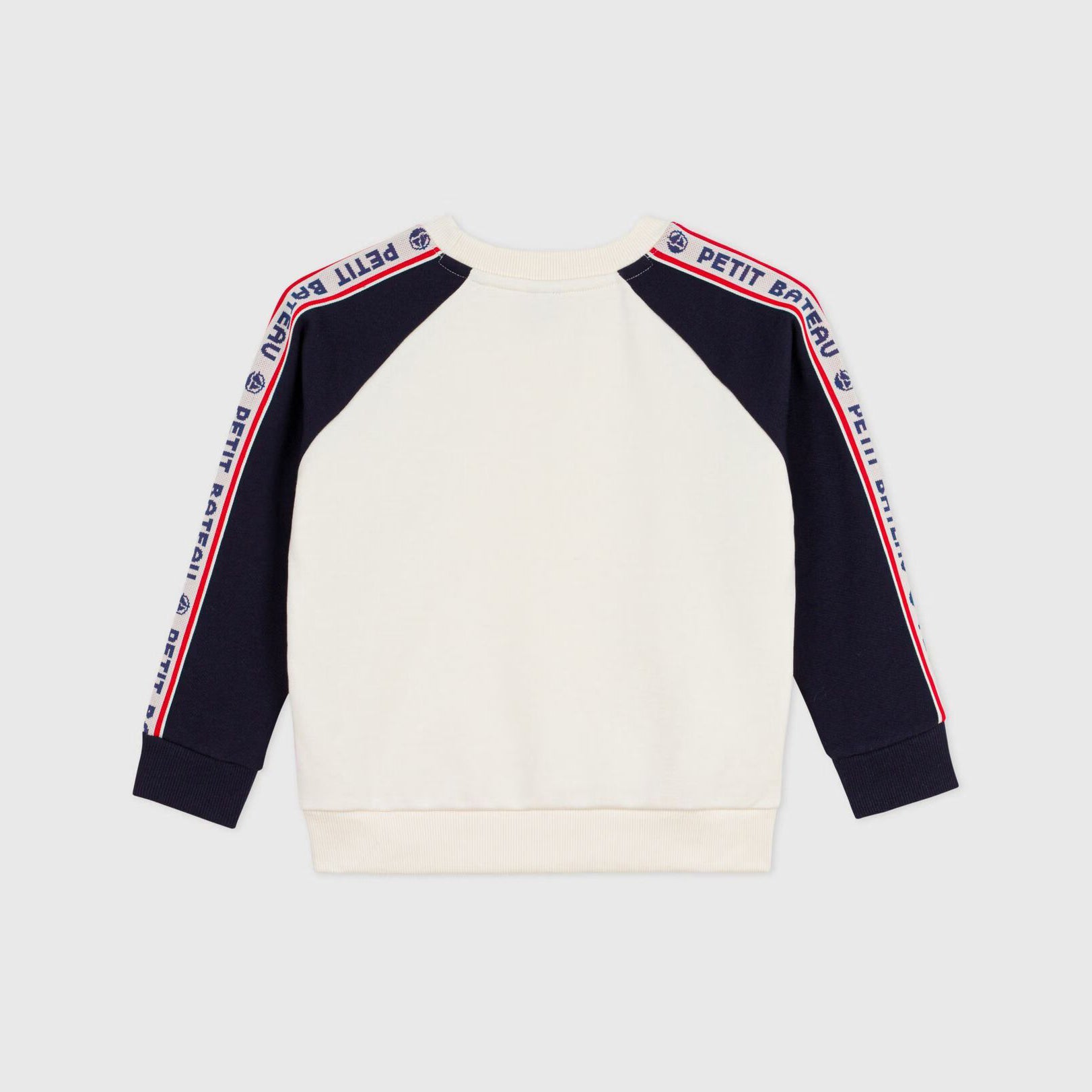 Girls White Cotton Sweatshirt