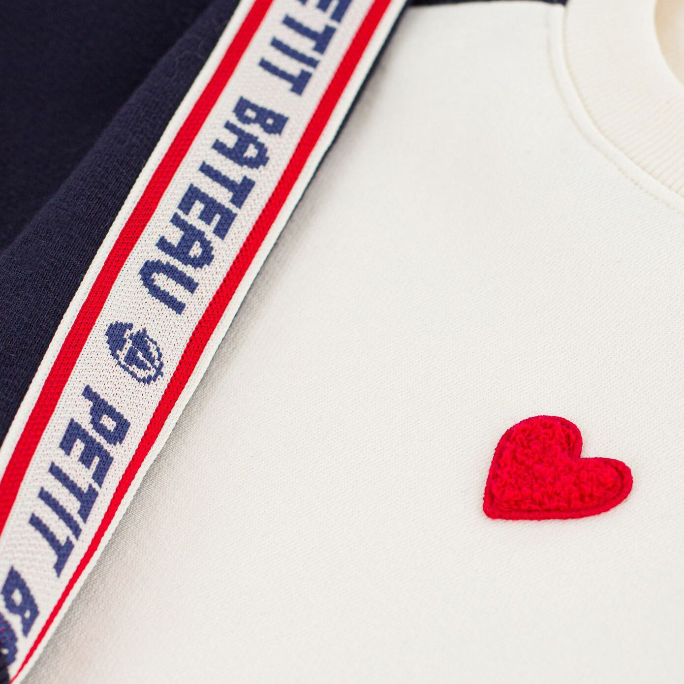 Girls White Cotton Sweatshirt