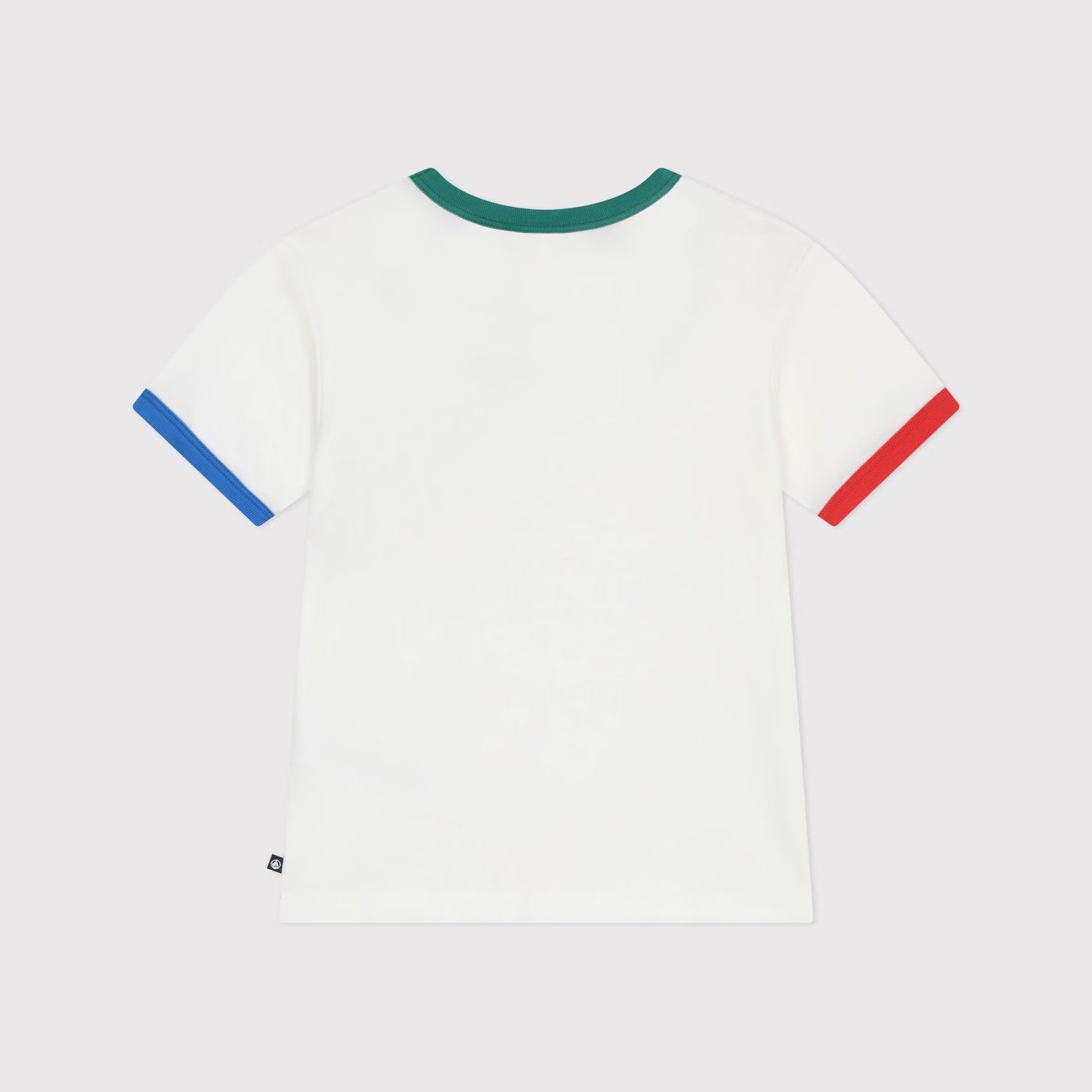 Boys & Girls White Cotton T-Shirt