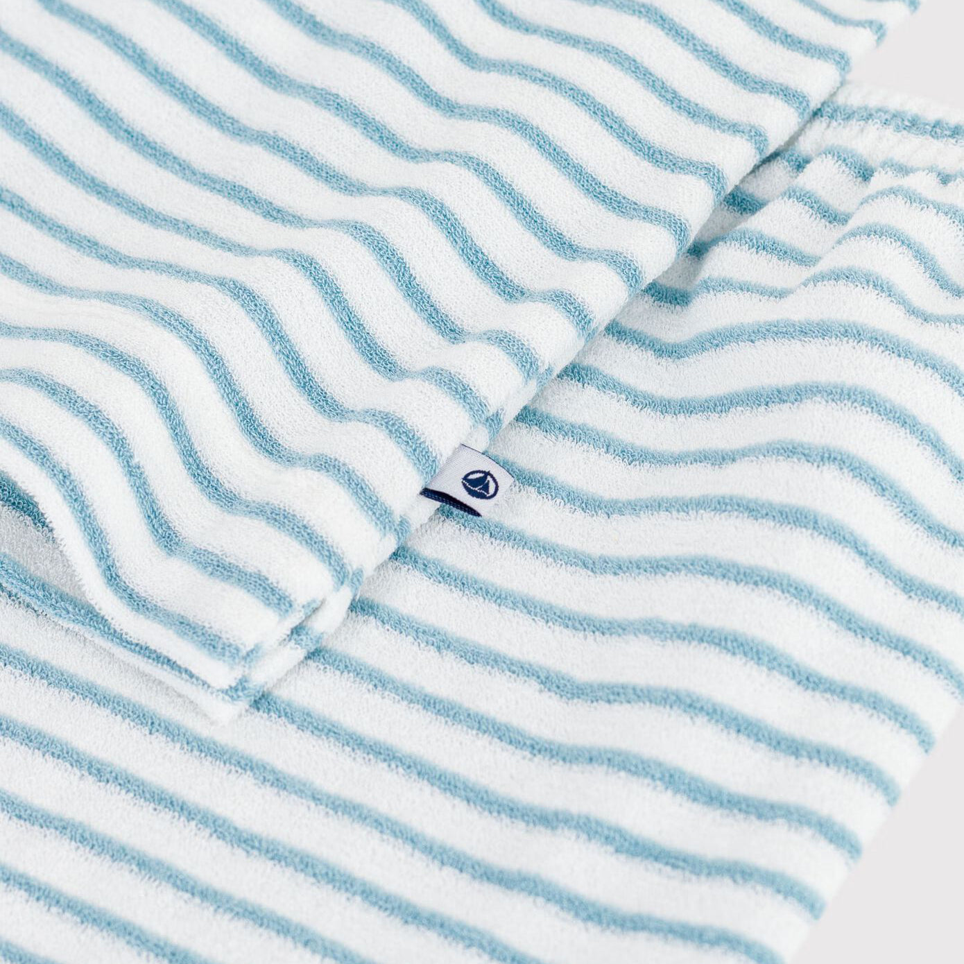 Boys Light Blue Stripes Cotton Nightwear Set
