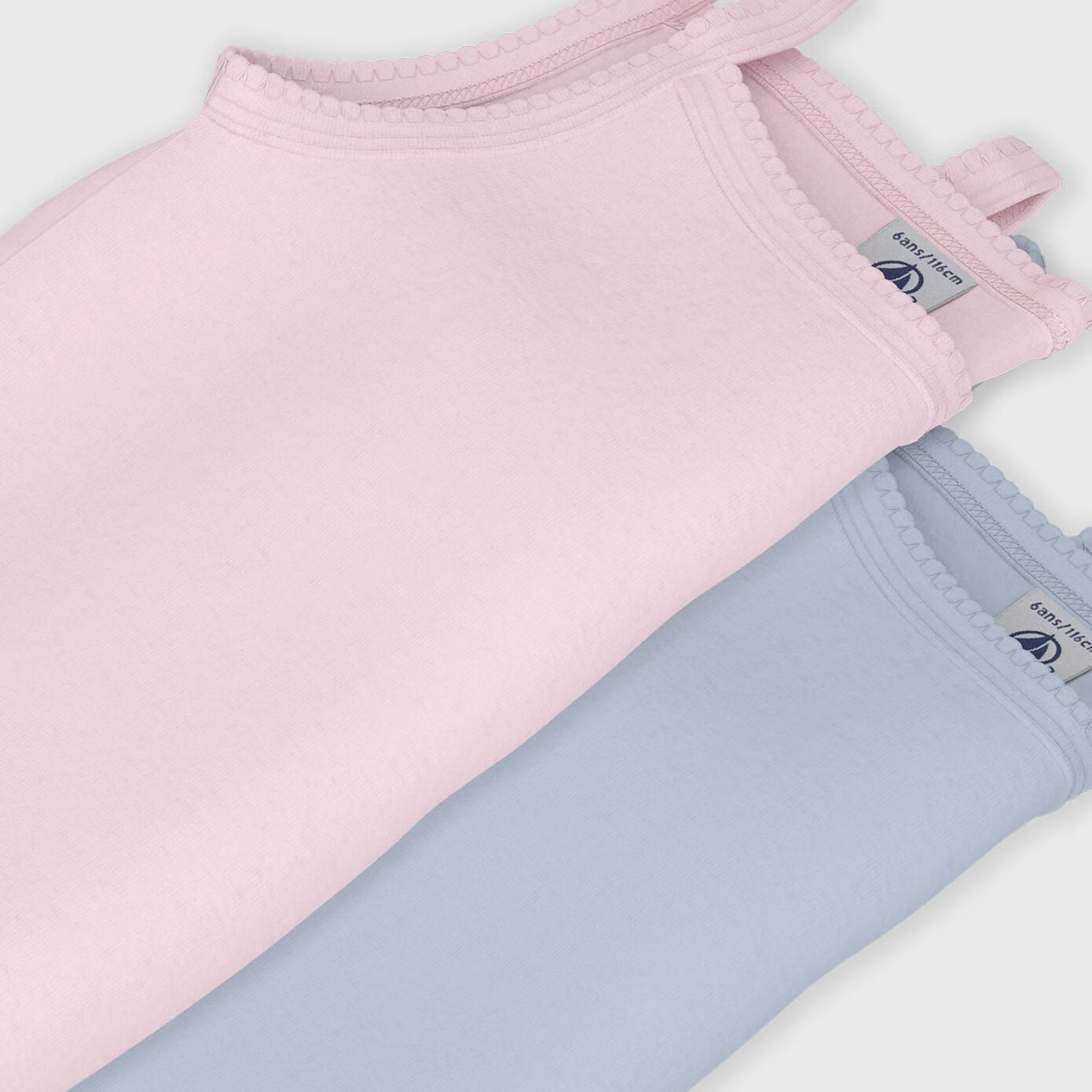 Girls Multicolor Cotton Vest Set(2 Pack)