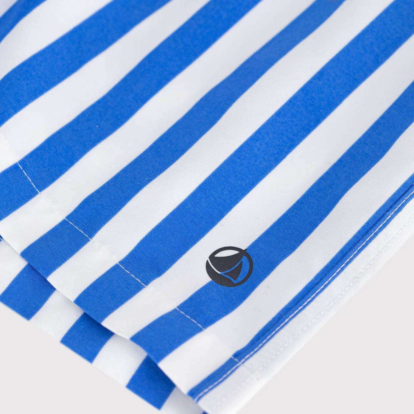 Boys Blue Stripes Swim Shorts