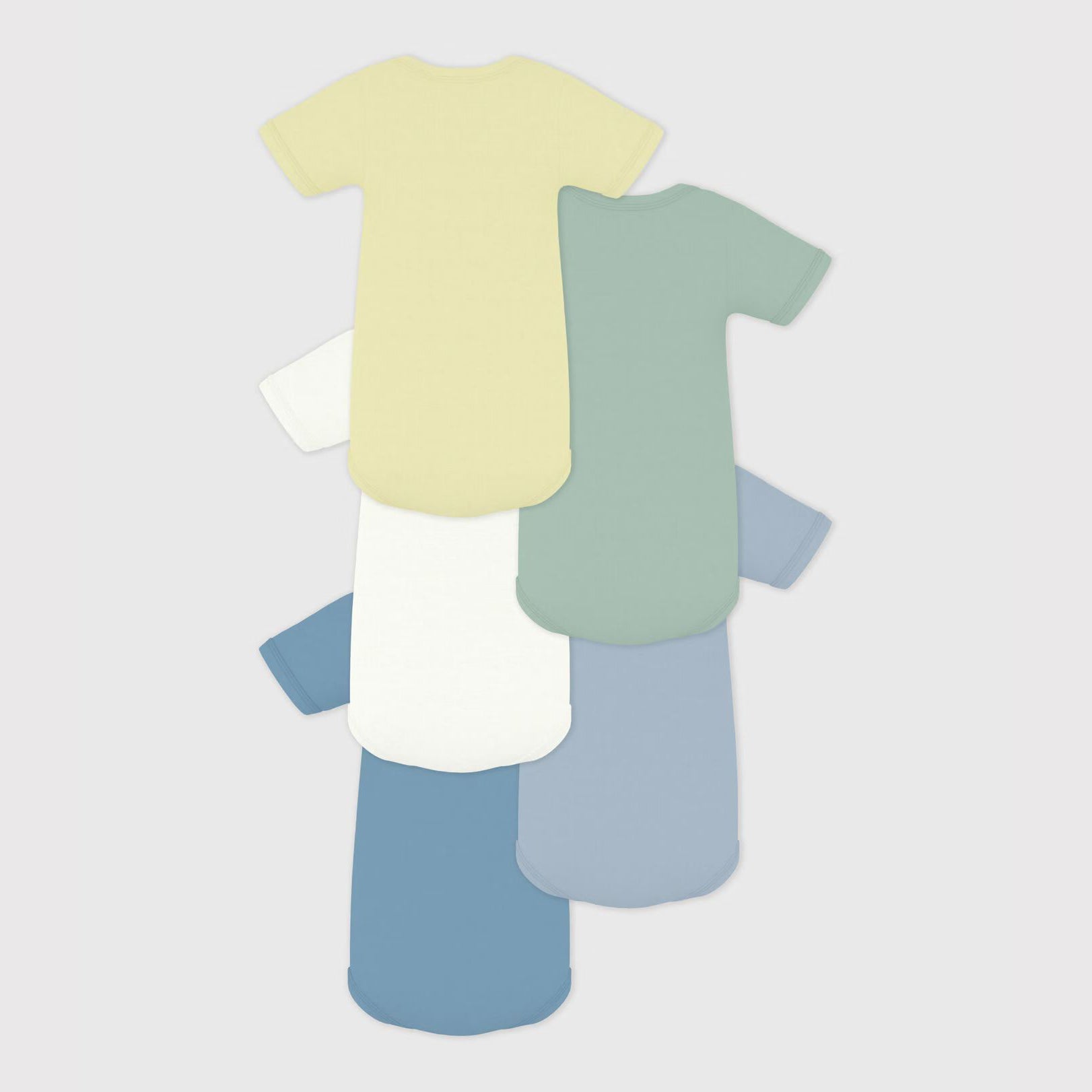 Baby Boys & Girls Multicolor Cotton Babysuit(5 Pack)