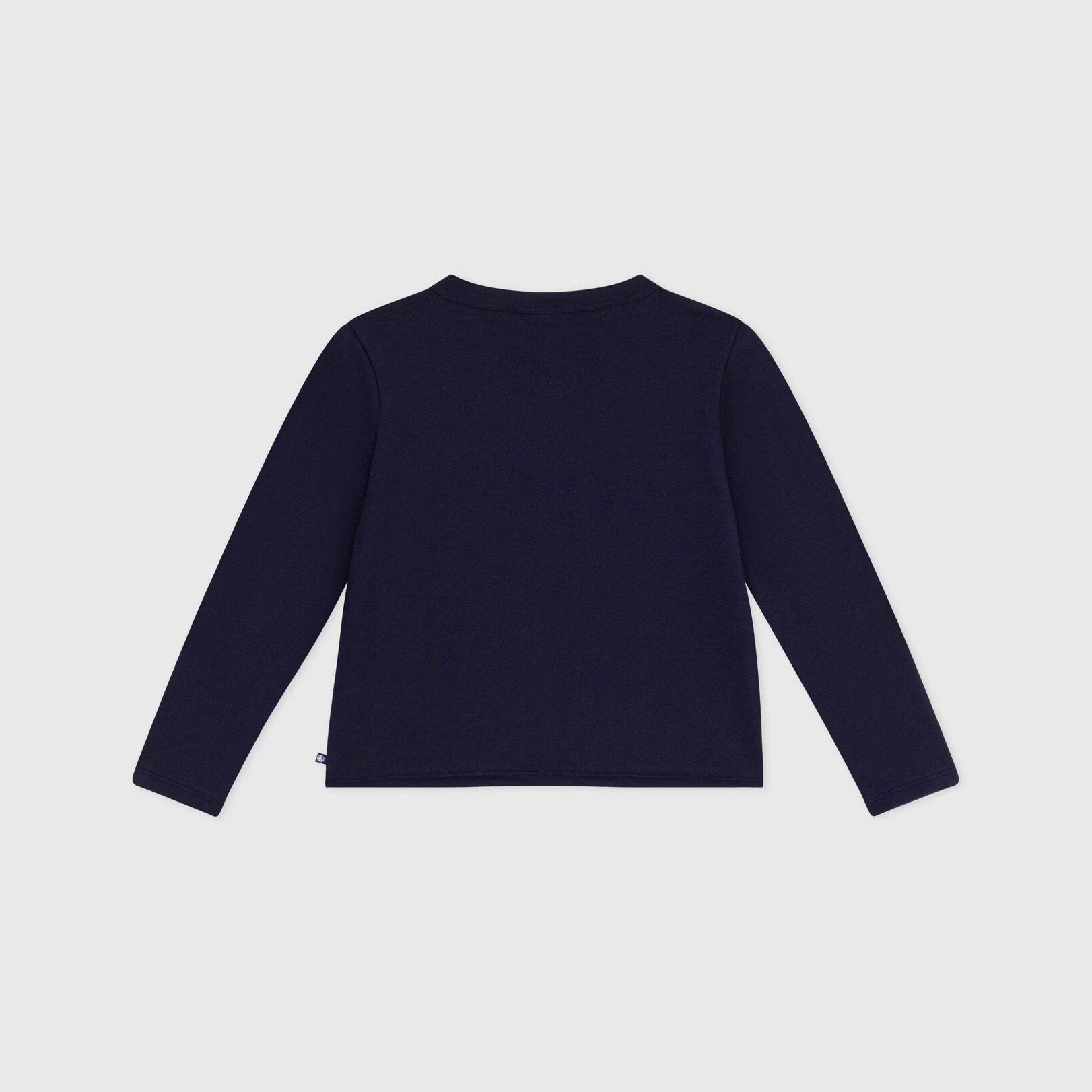 Girls Dark Blue Cotton Cardigan