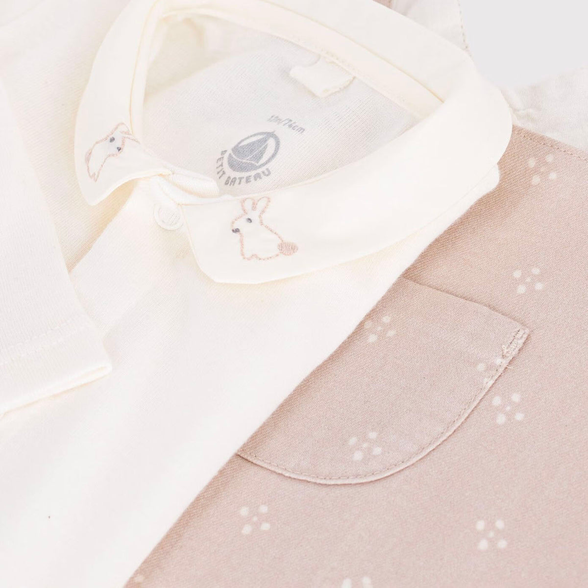 Baby Girls White Cotton Babysuit Set