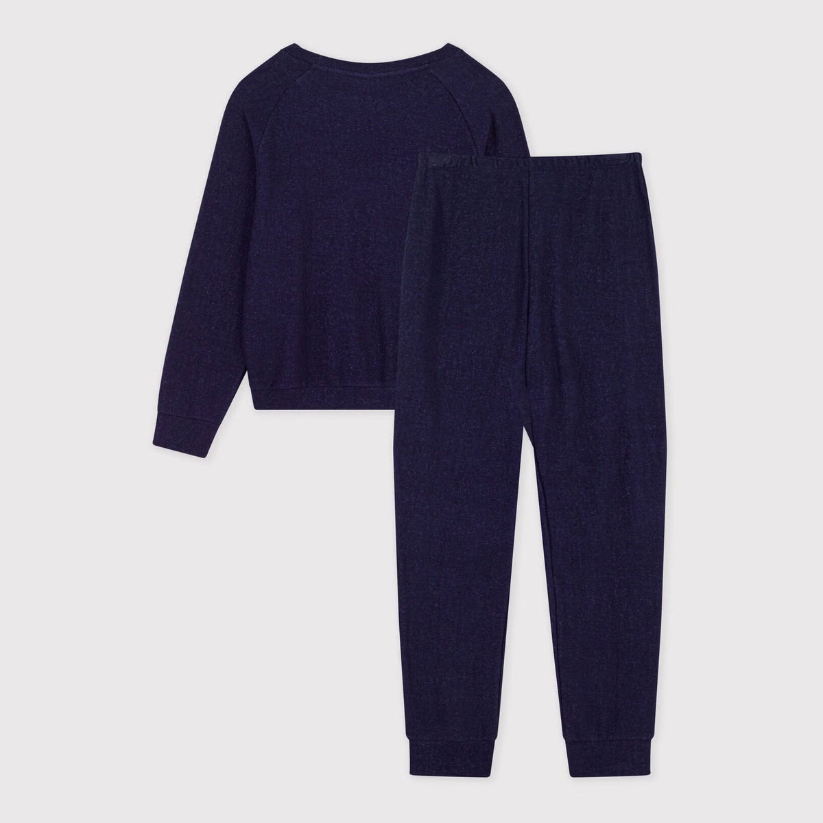 Women Navy Cotton Nightwear Set
