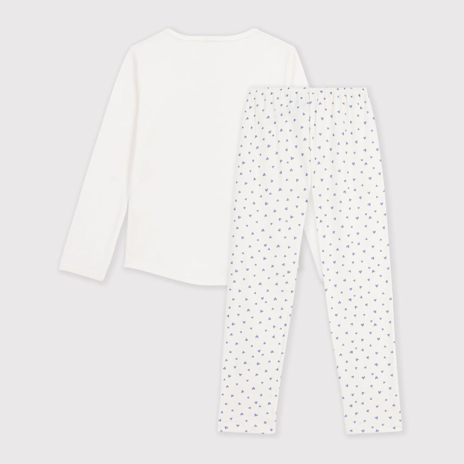 Girls White Cotton Nightwear Set