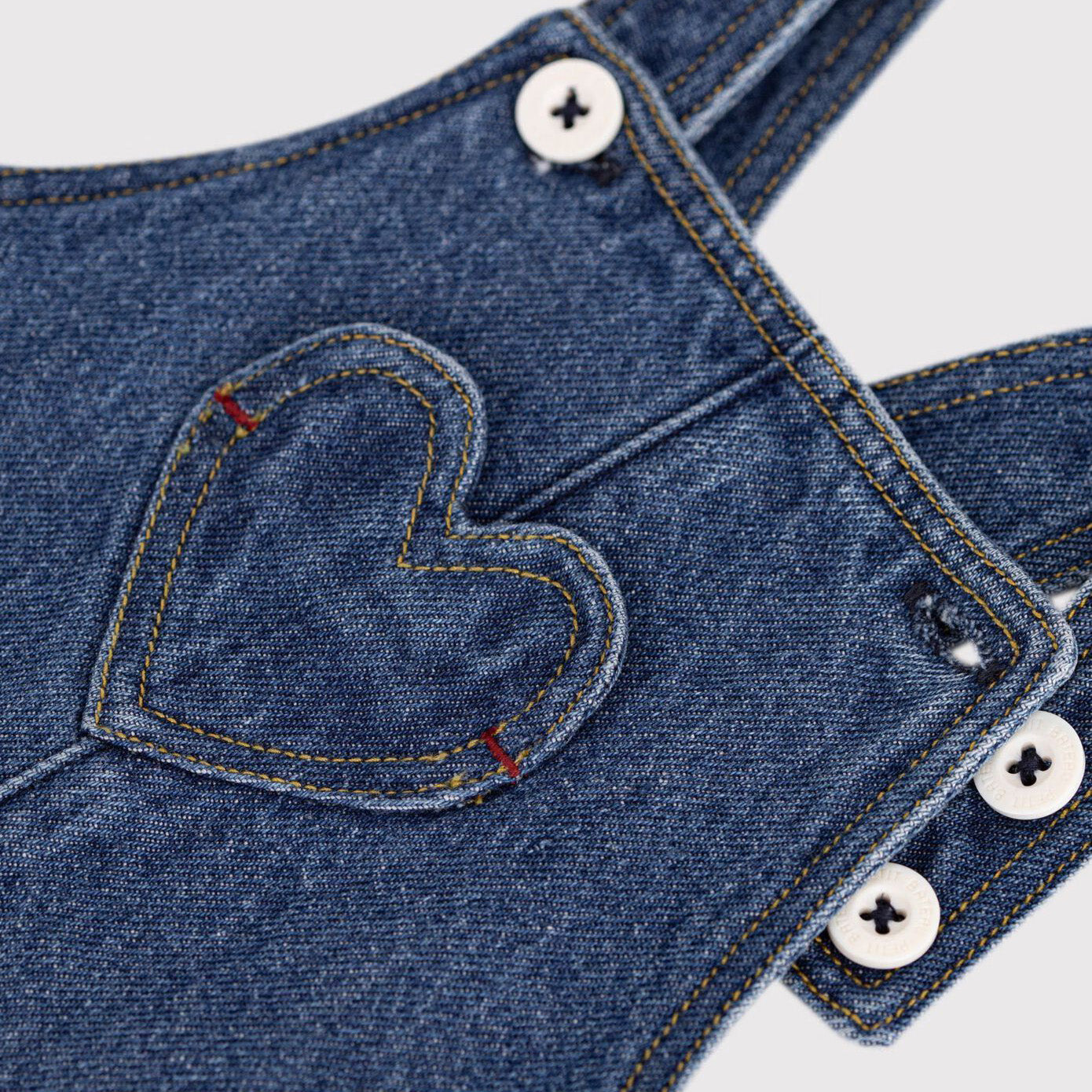 Baby Boys & Girls Blue Denim Jumpsuit