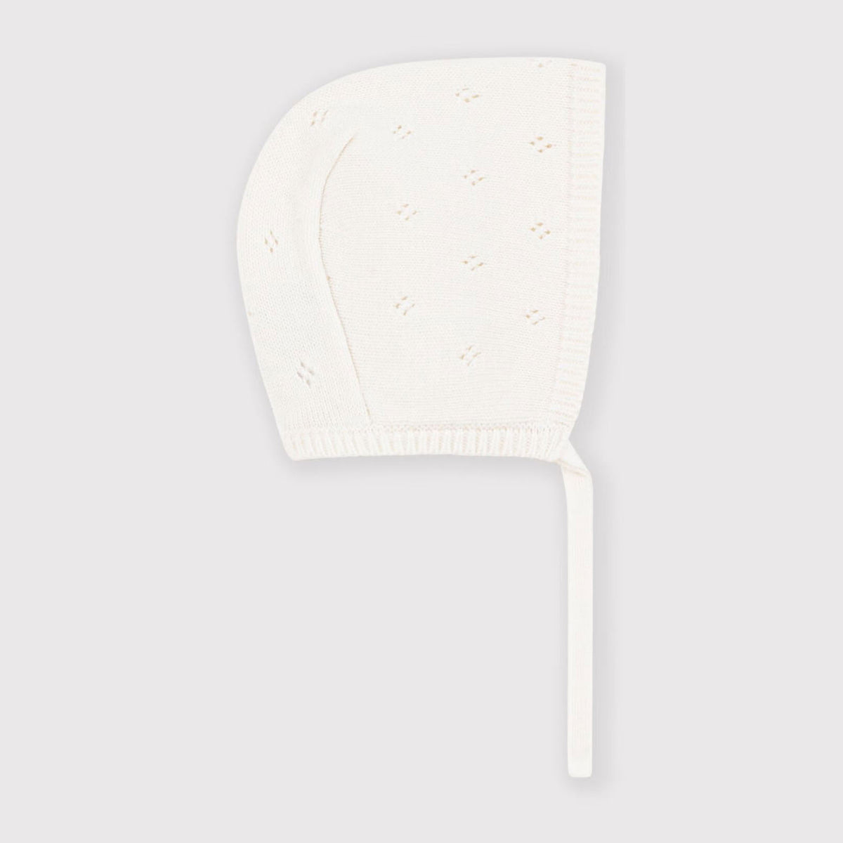 Baby Girls White Wool Hat