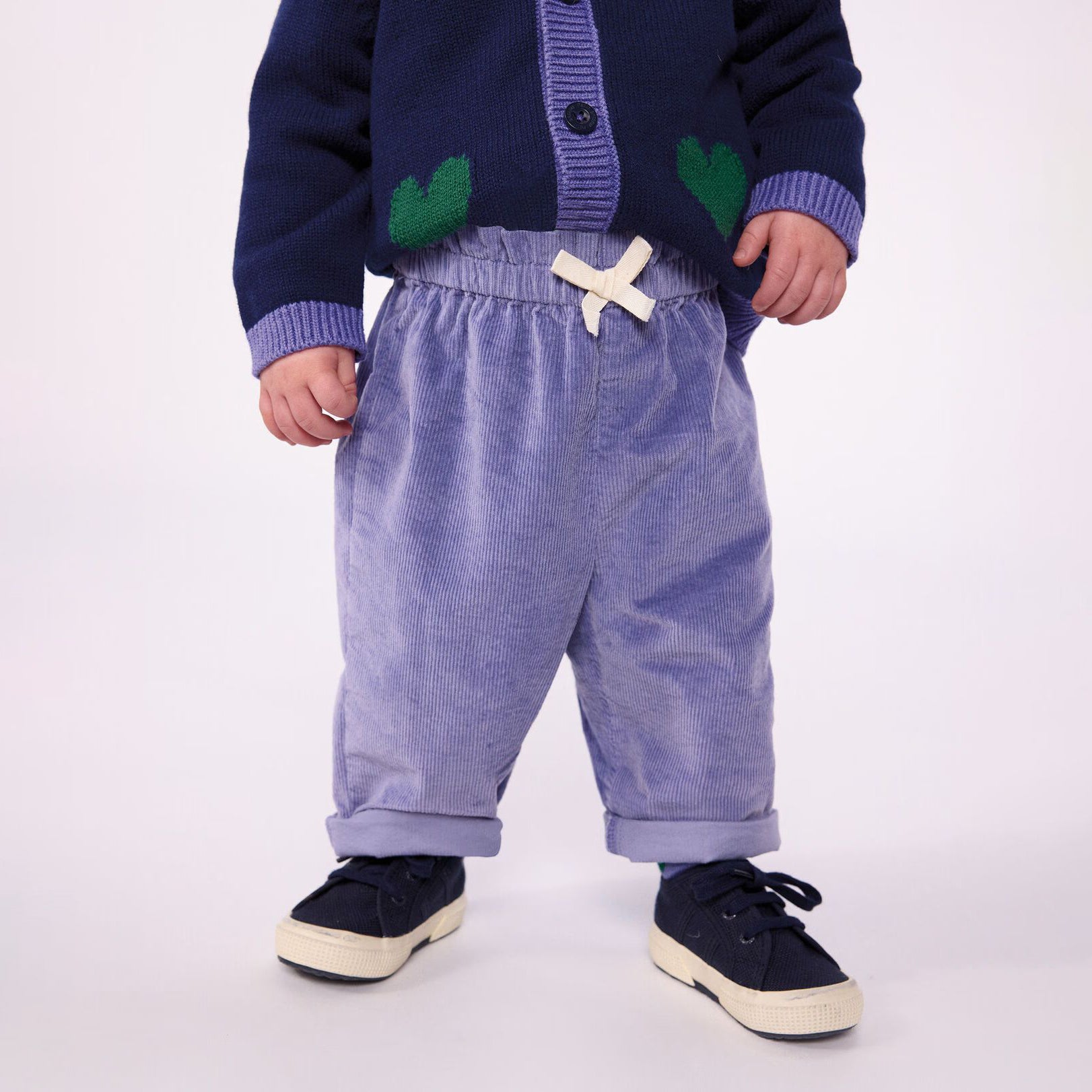 Baby Girls Lavender Corduroy Trousers