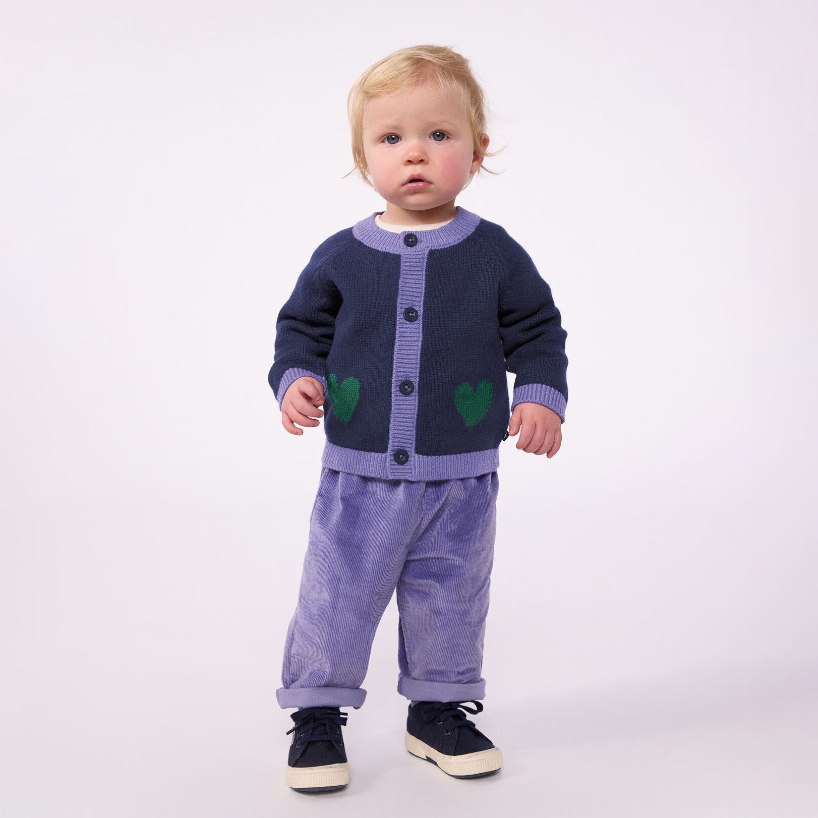 Baby Girls Lavender Corduroy Trousers