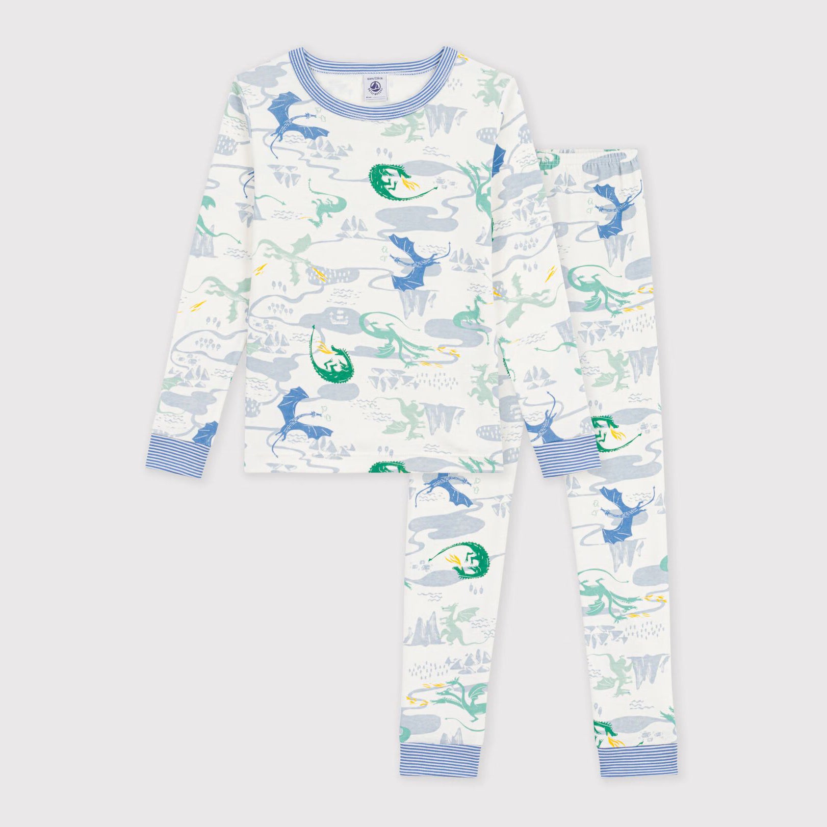 Boys Multicolor Printed Cotton Nightwear Set