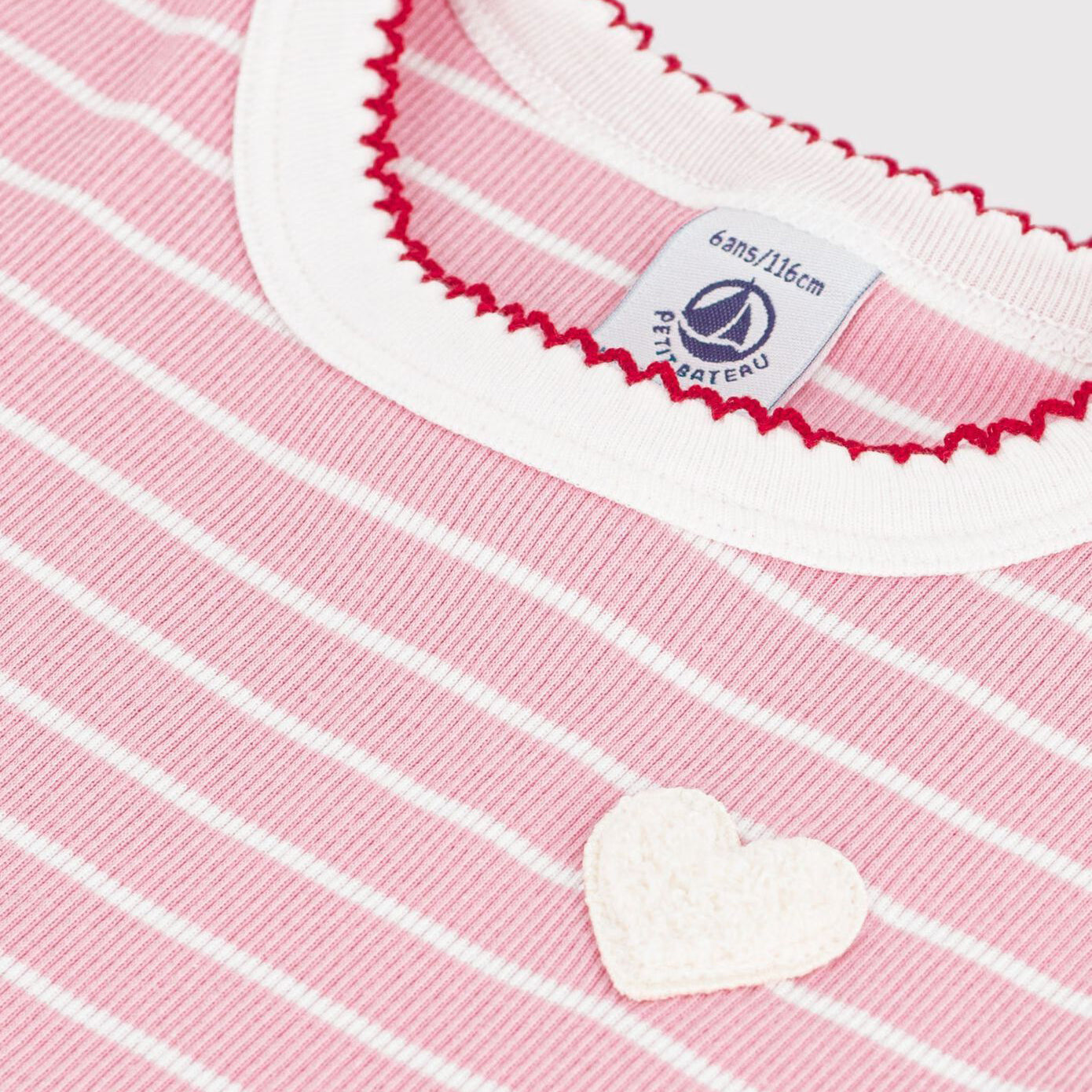 Girls Pink Stripes Cotton Dress