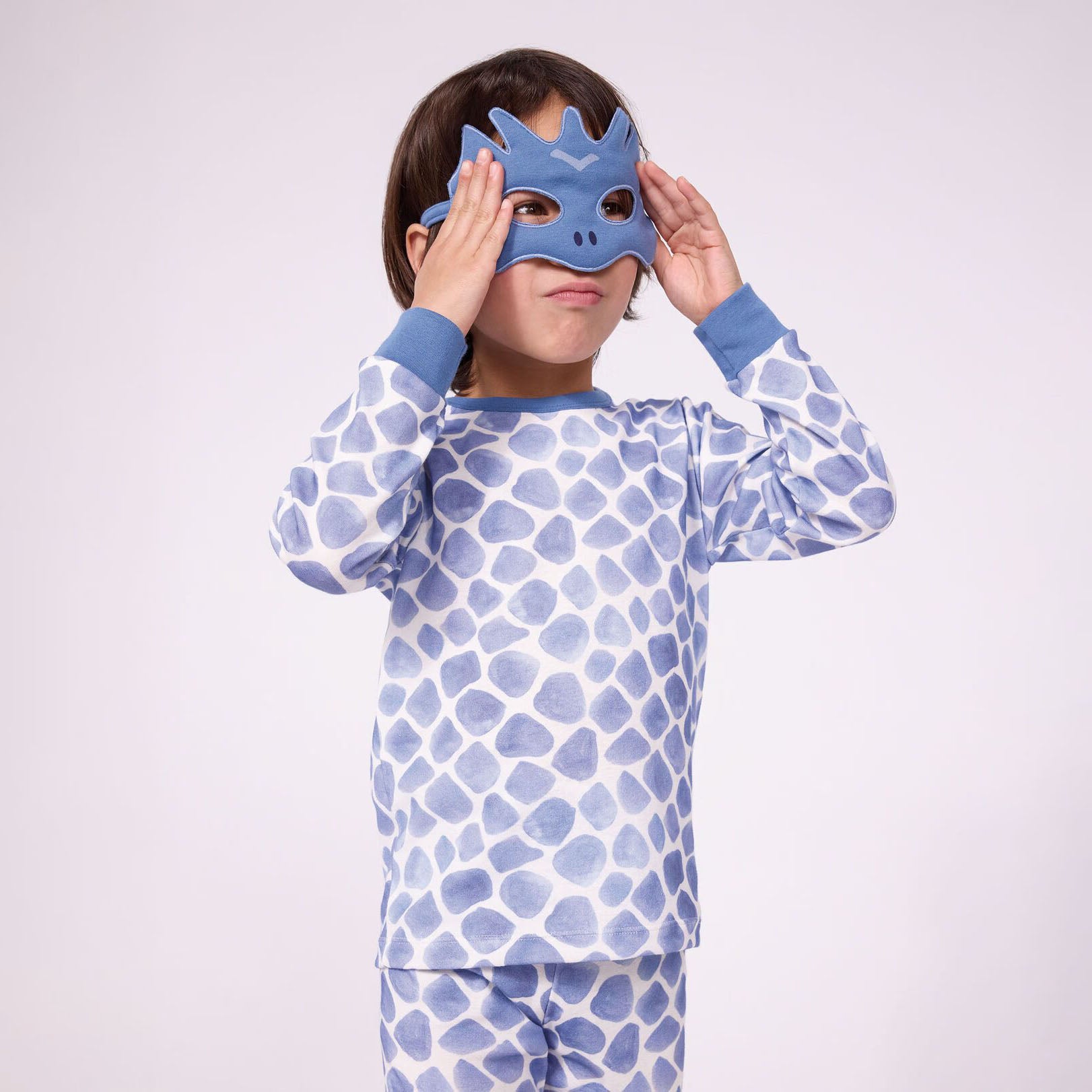 Boys Blue Cotton Nightwear Set