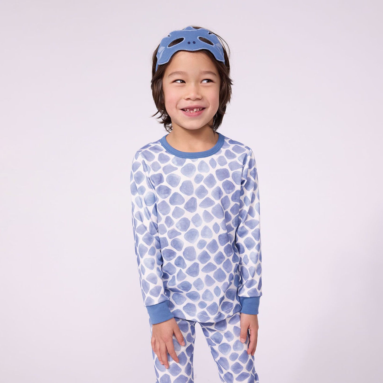 Boys Blue Cotton Nightwear Set