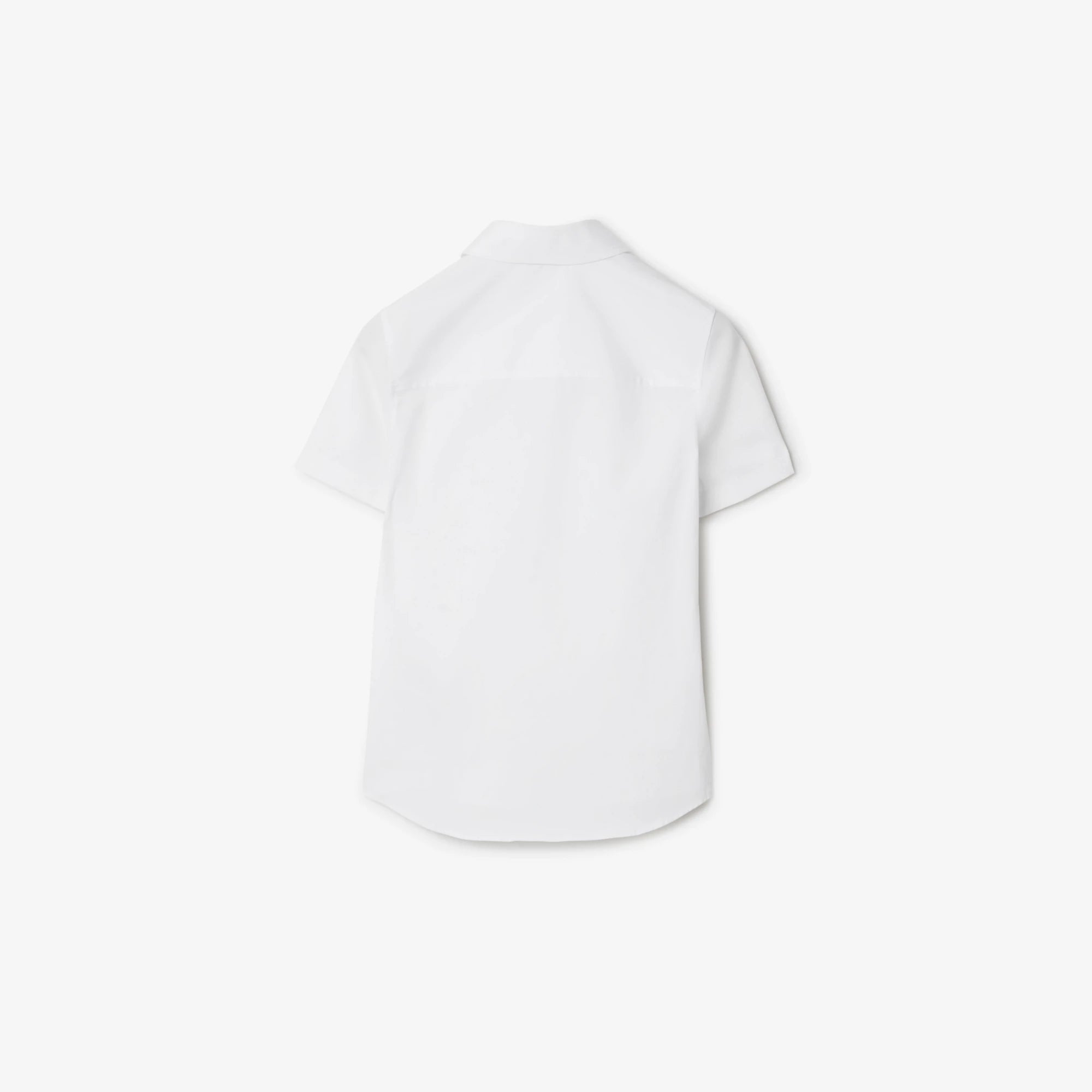 Boys White Cotton Shirt