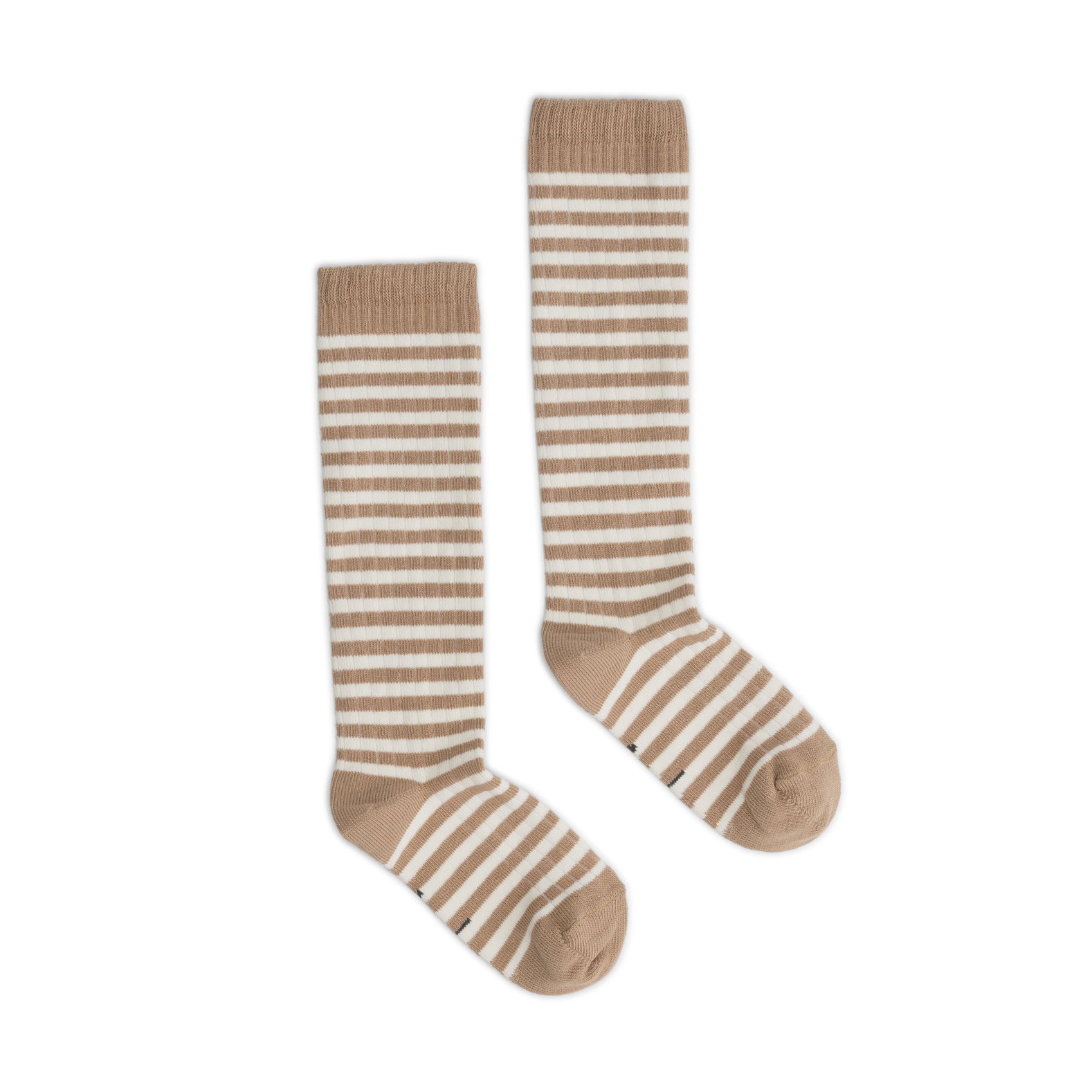 Boys & Girls Camel Stripes Cotton Long Socks