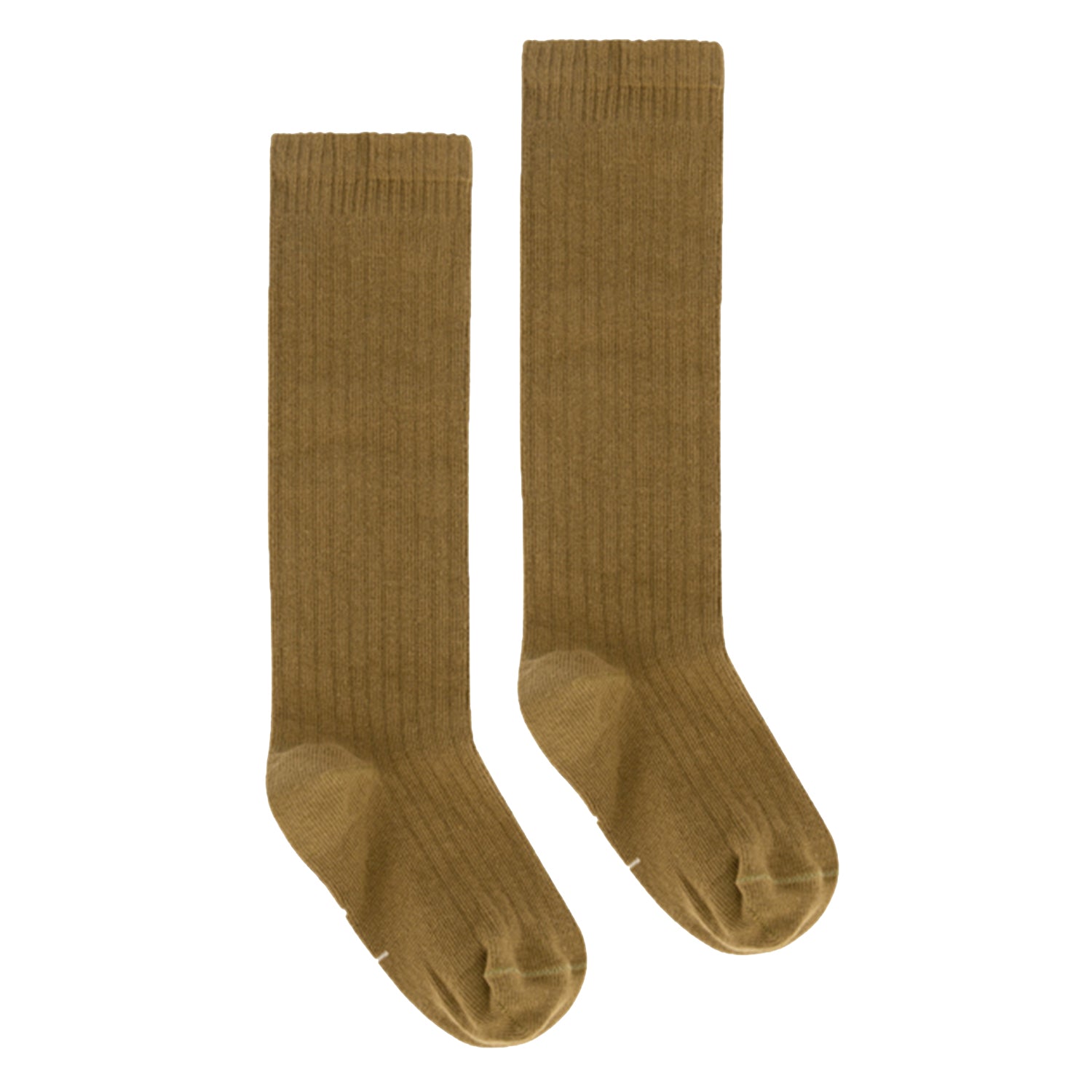 Boys & Girls Mustard Cotton Long Socks