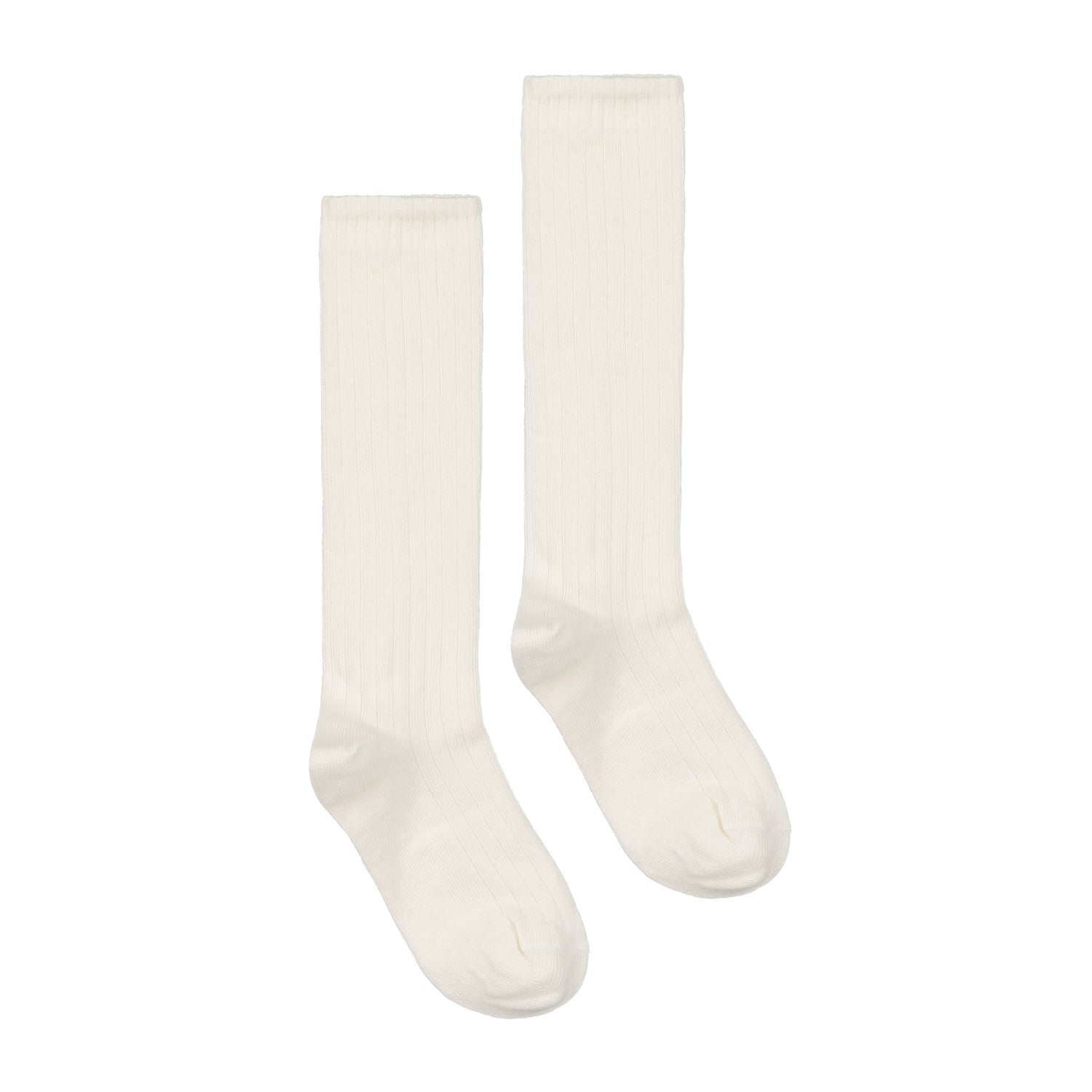 Boys & Girls White Cotton Long Socks