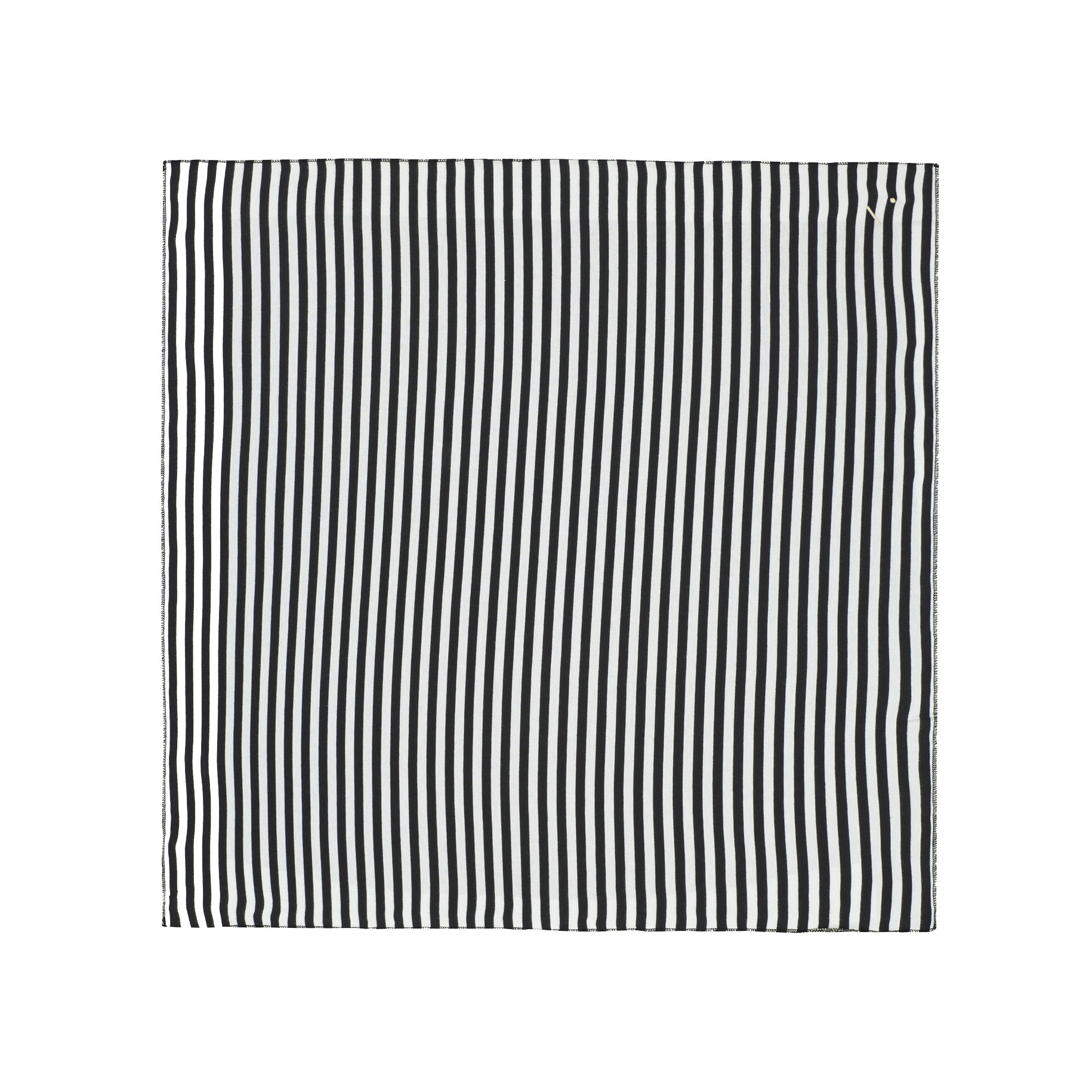 Girls Black Stripes Cotton Scarf