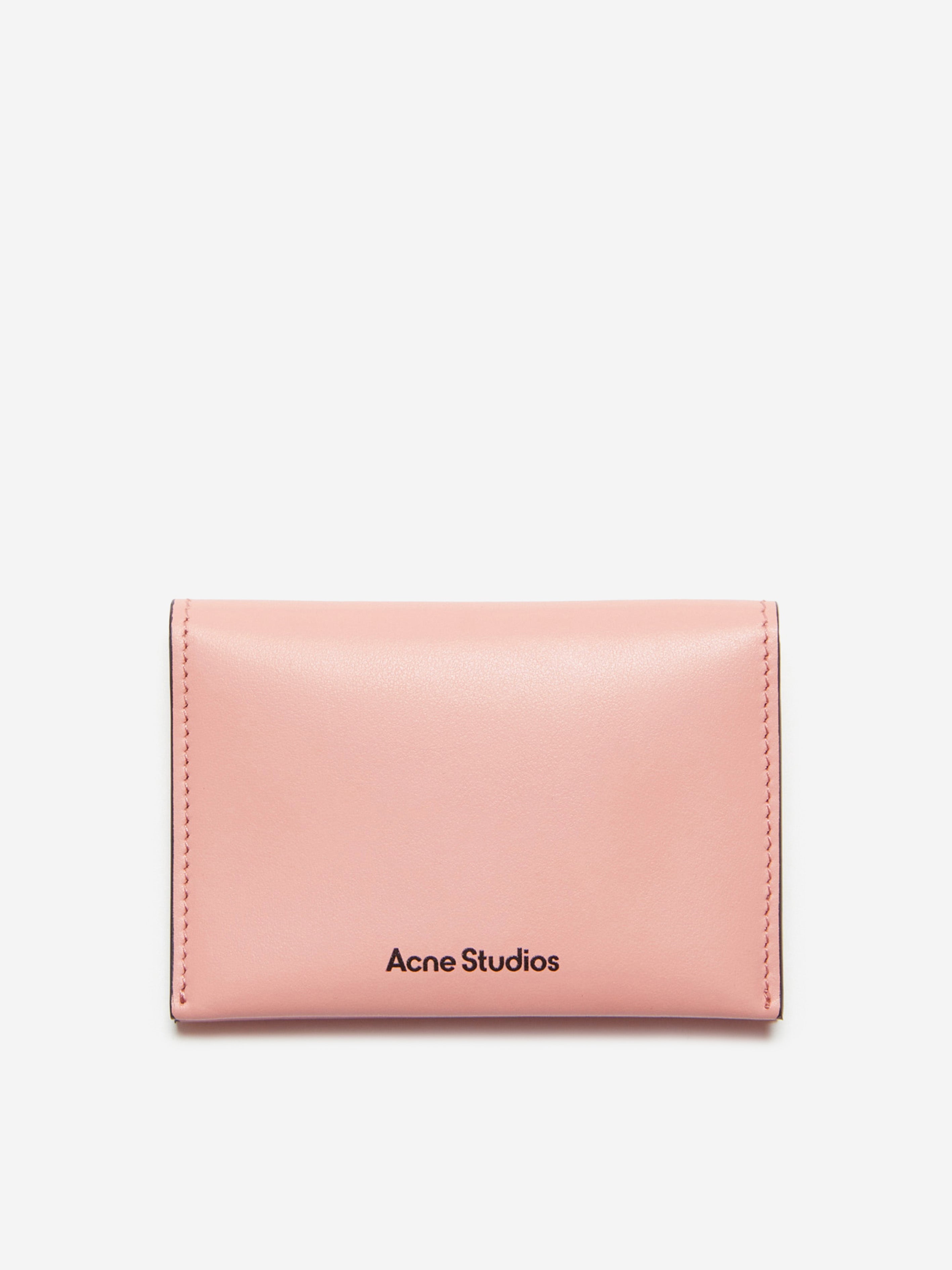 Kids Folded Leather Wallet in Pink (13.5cm)