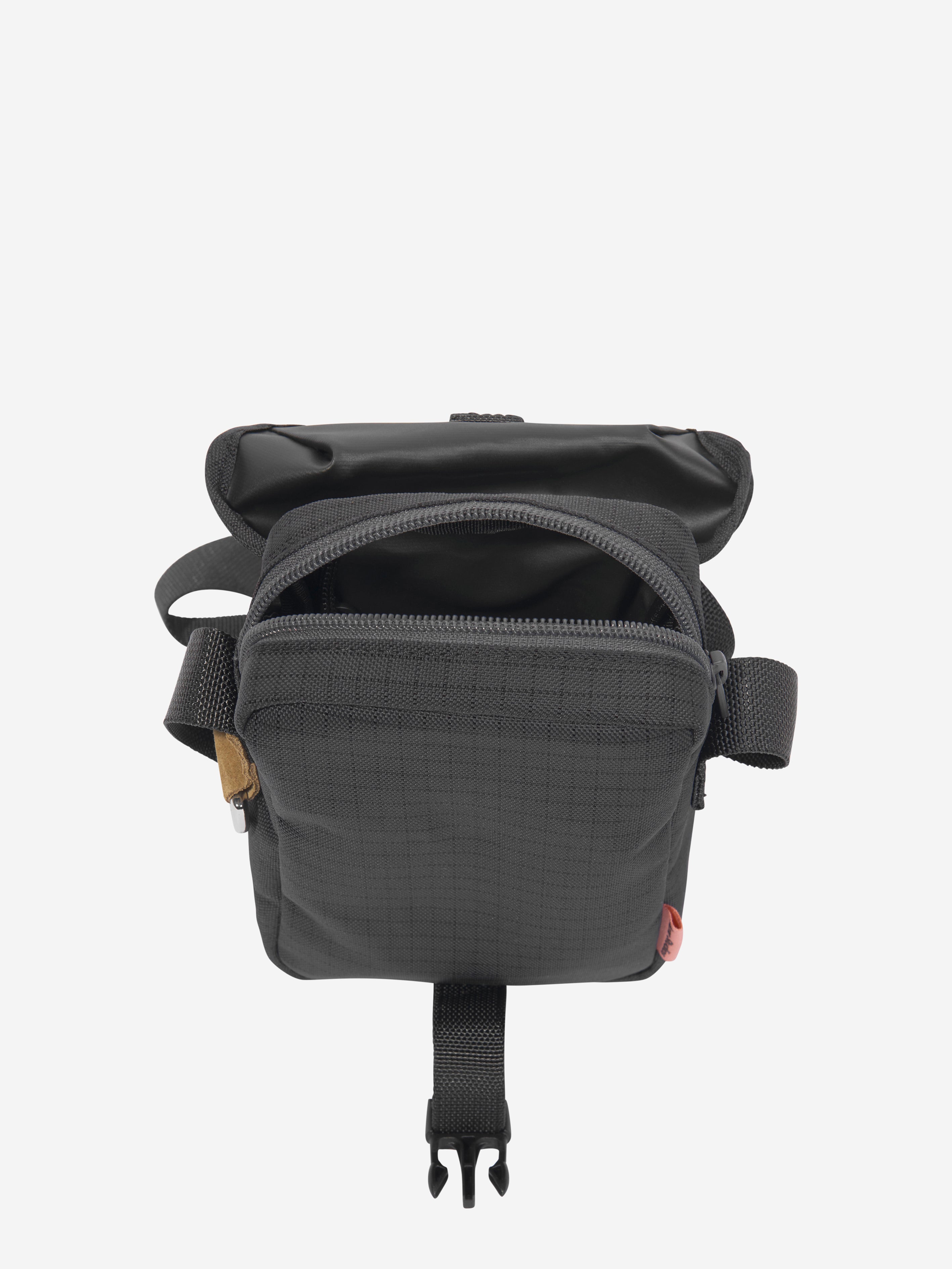 Kids Nylon Crossbody Bag in Black