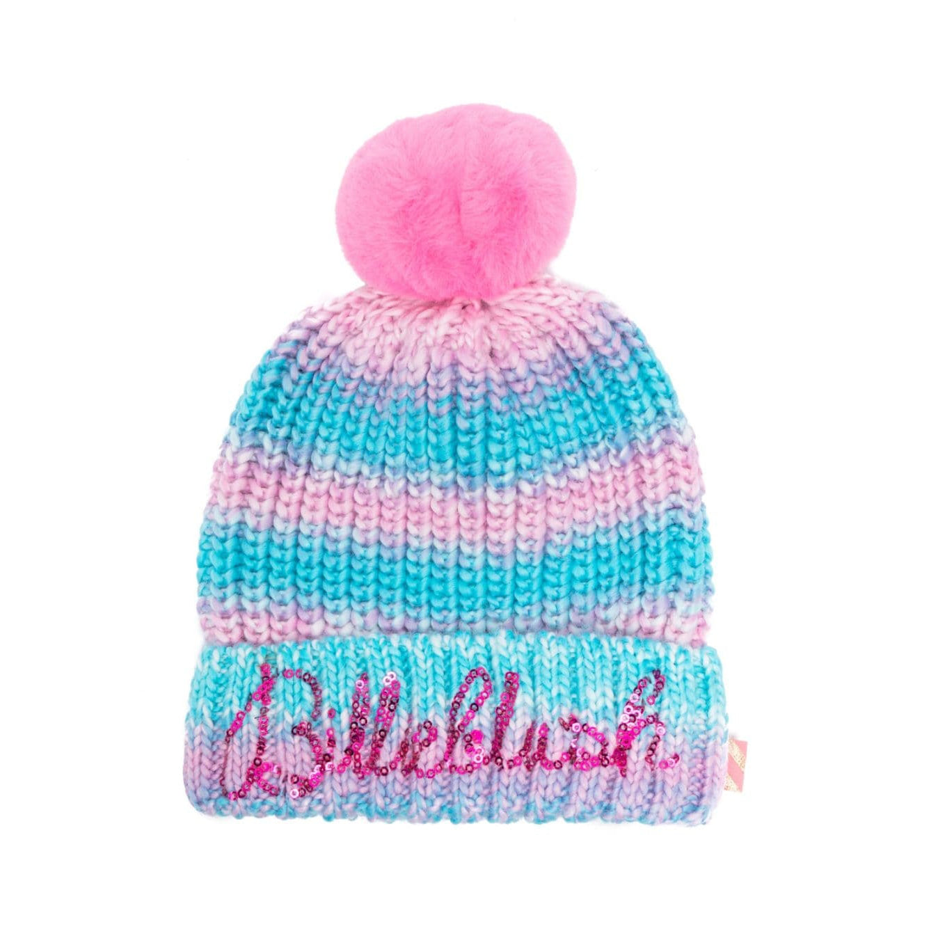 Girls Blue Knit Hat