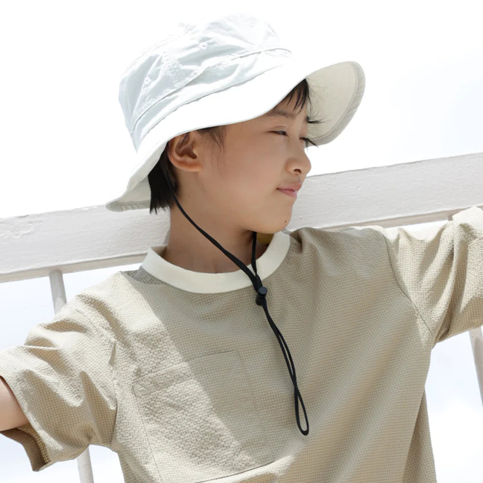 Boys & Girls White Bucket Hat