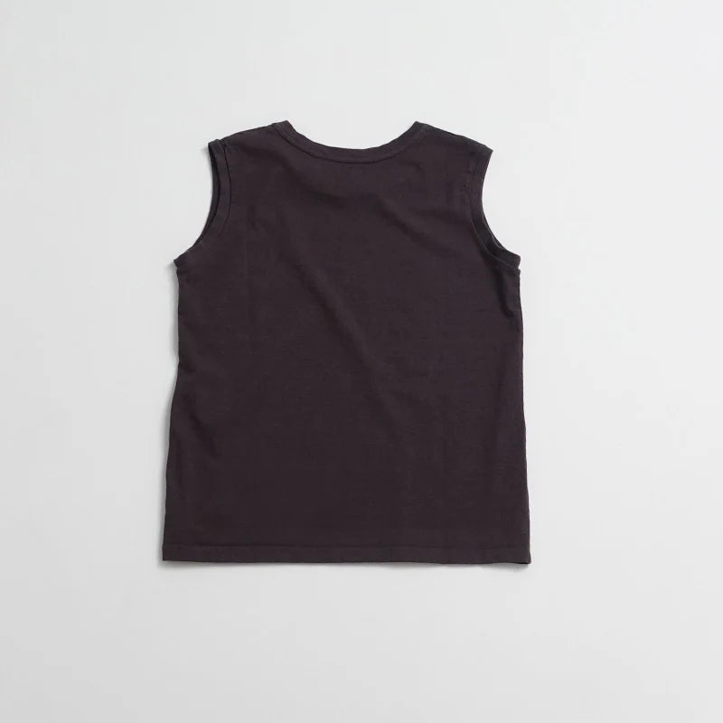 Boys & Girls Charcoal Cotton Vest