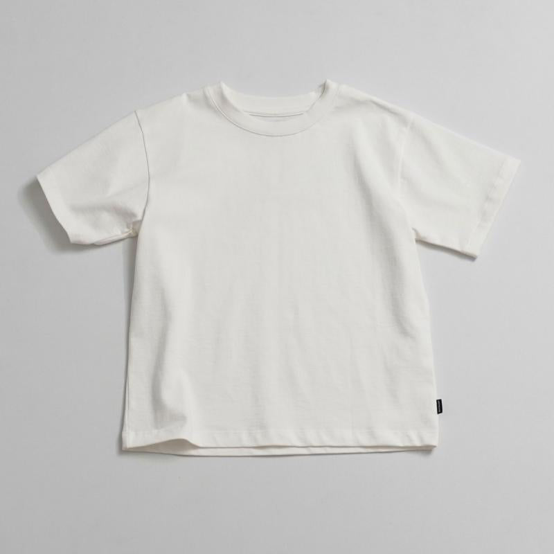 Boys & Girls White Cotton T-Shirt