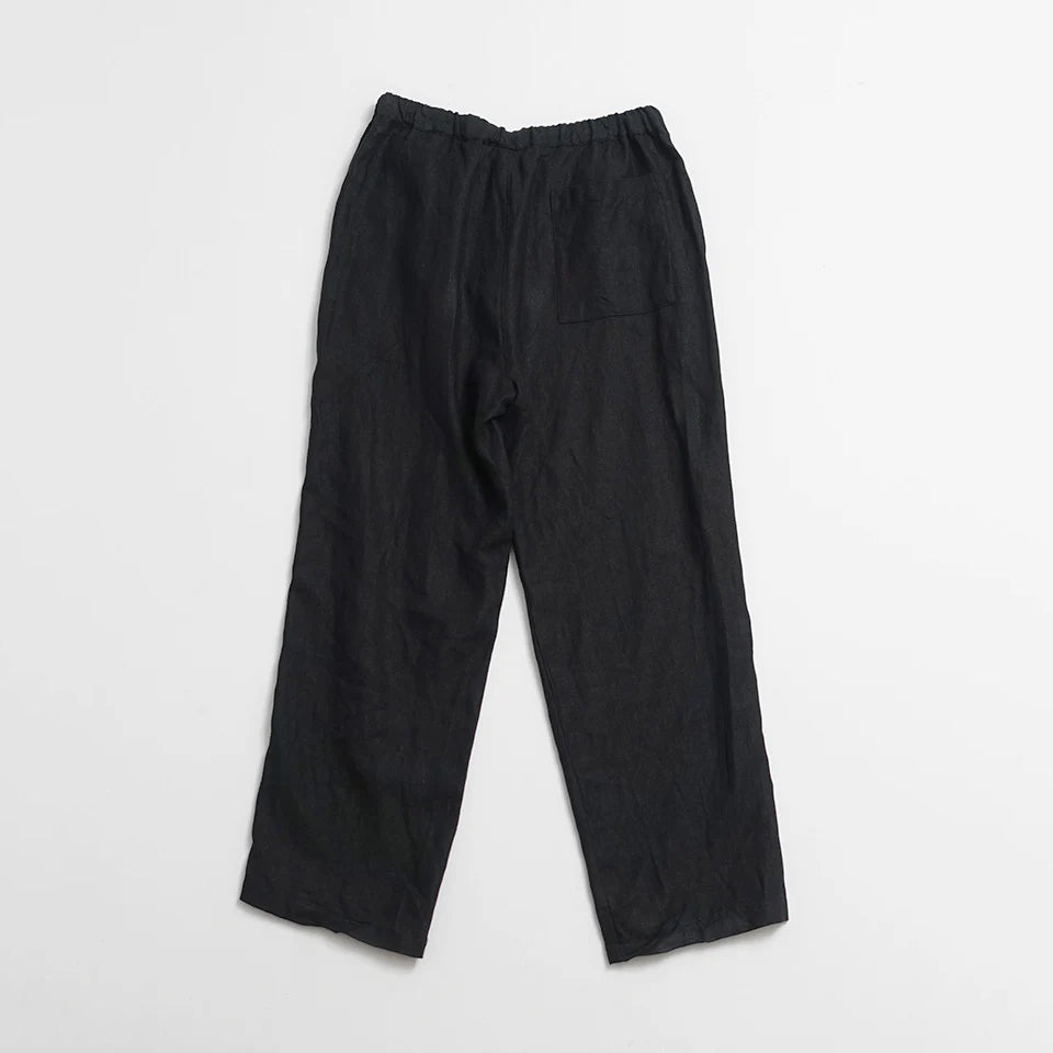 Adult Black Linen Trousers