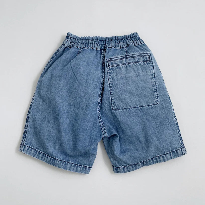Boys & Girls Blue Denim Shorts