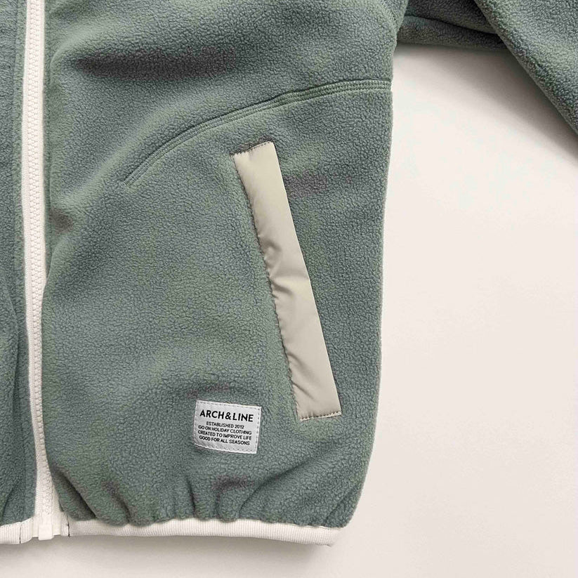 Boys & Girls Mint Fleece Jacket
