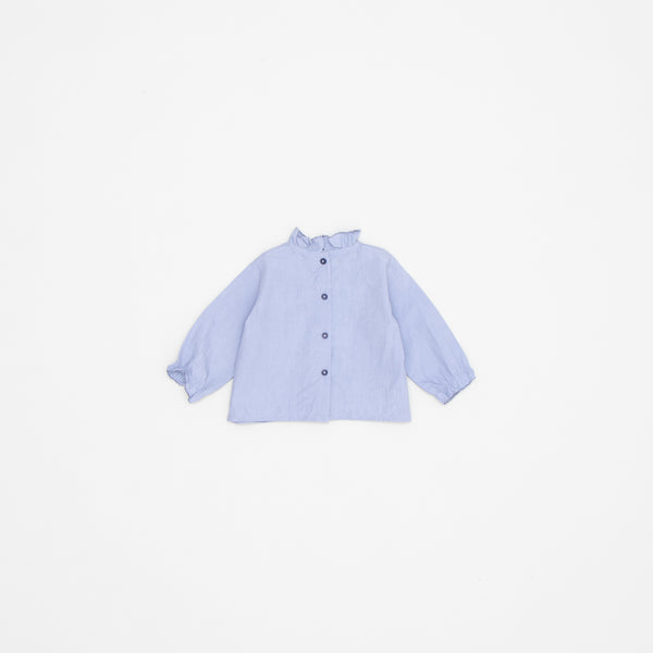 Baby Girls Blue Cotton Top
