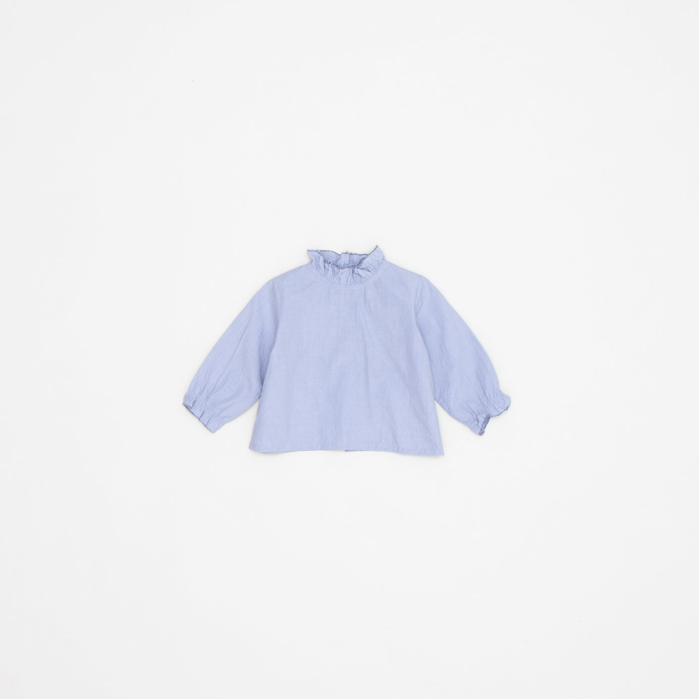 Baby Girls Blue Cotton Top
