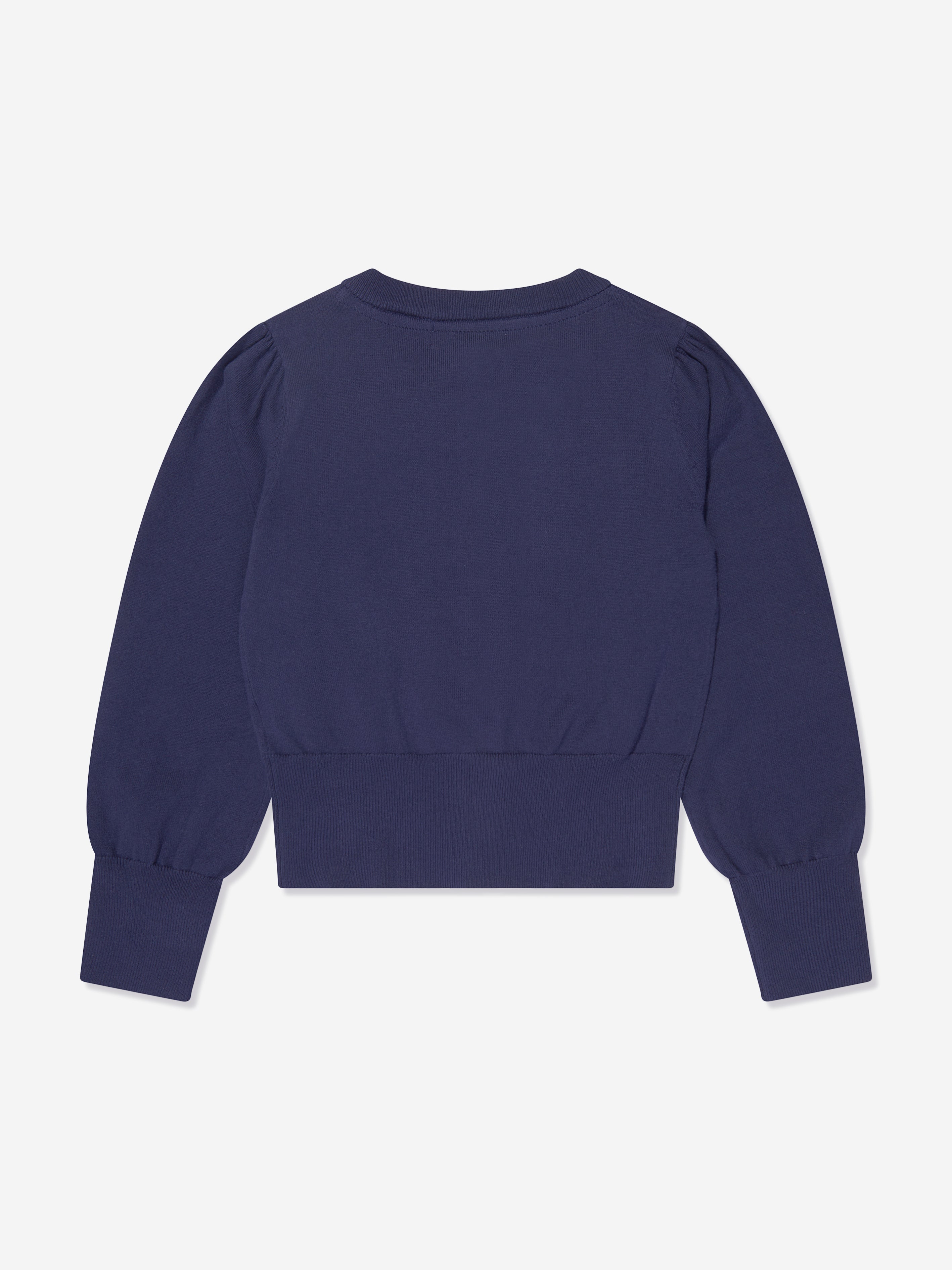 Angels Face Girls Izzy Tulle Ruffle Cardigan in Navy