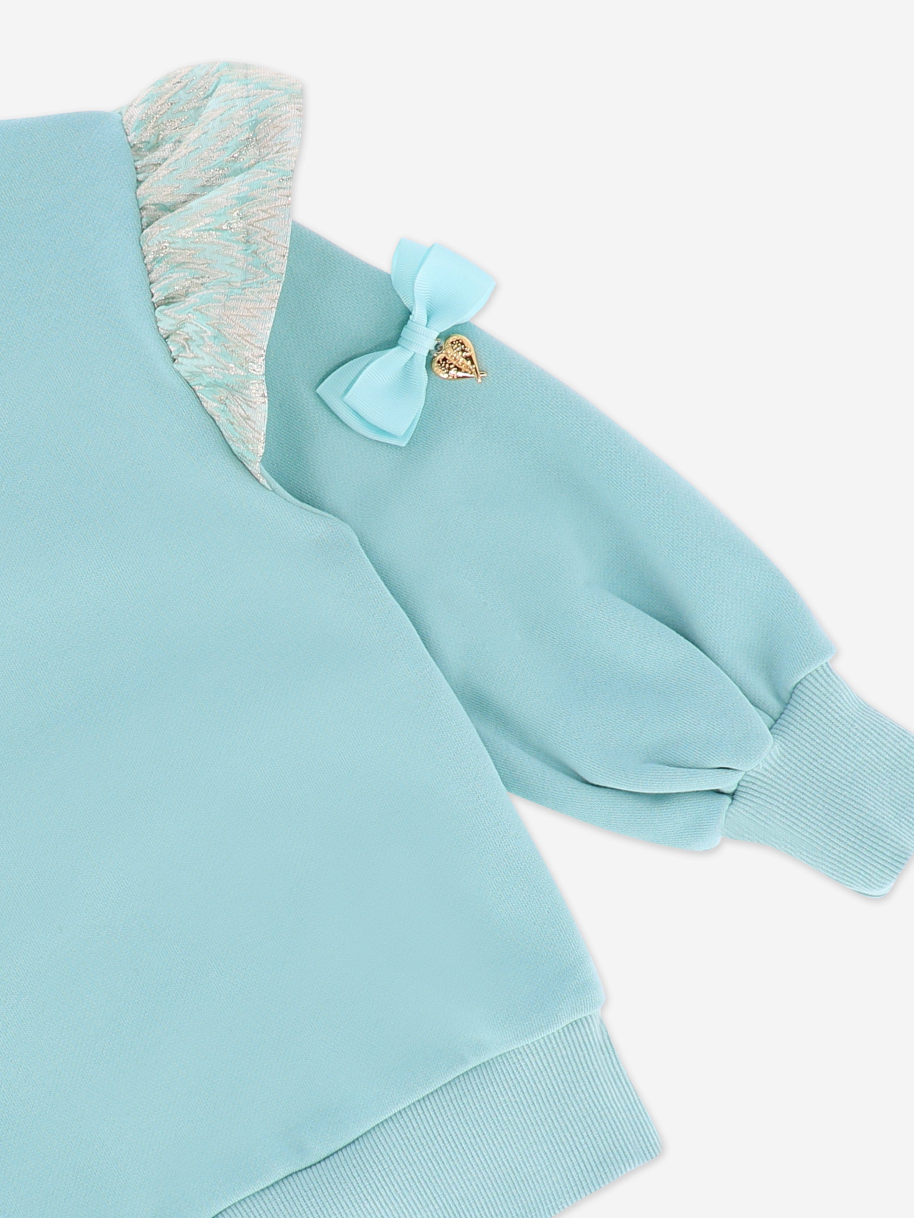 Girls Posh Sweatshirt in Blue