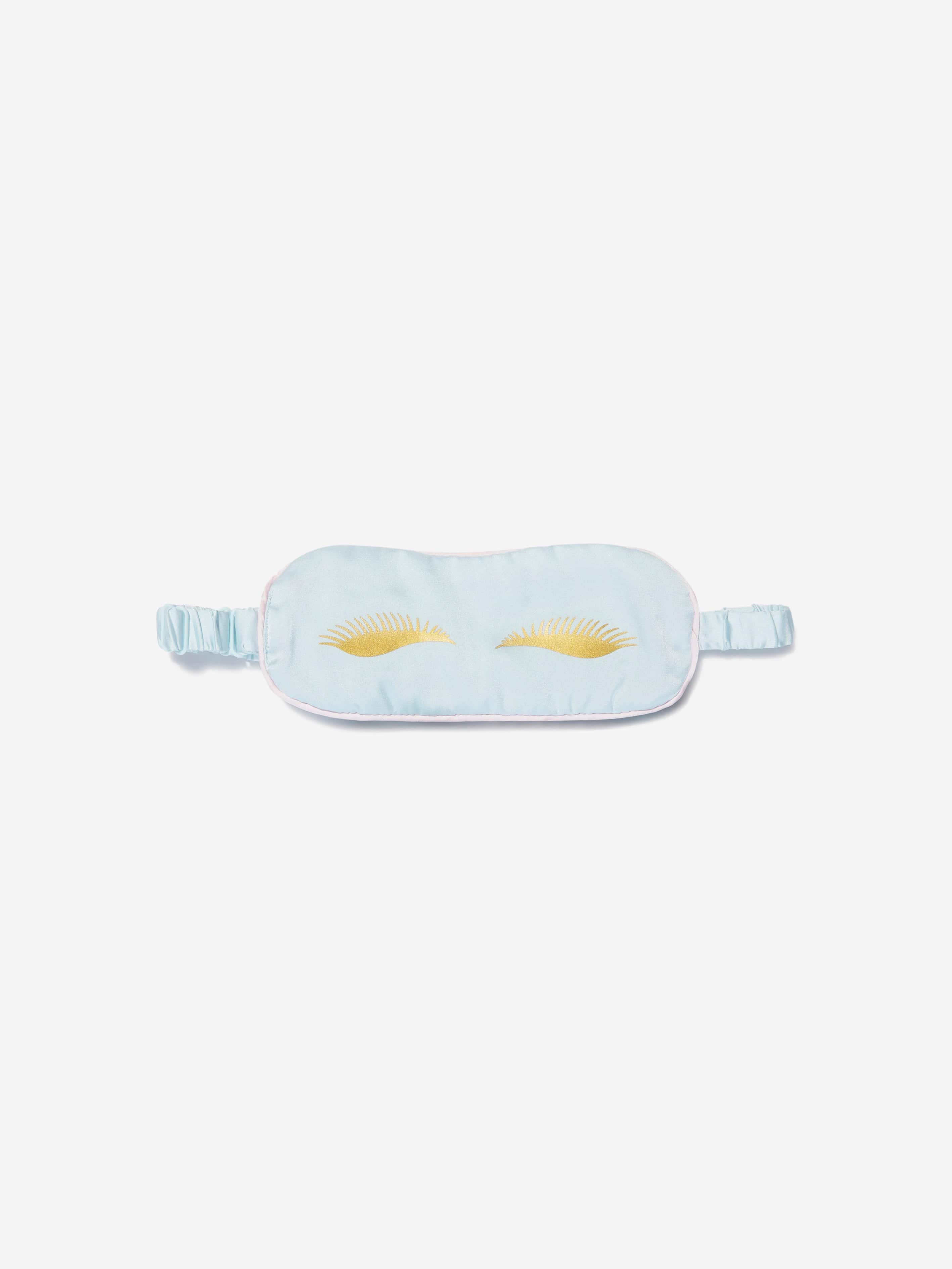 Angels Face Girls Satin Dressing Gown And Eye Mask