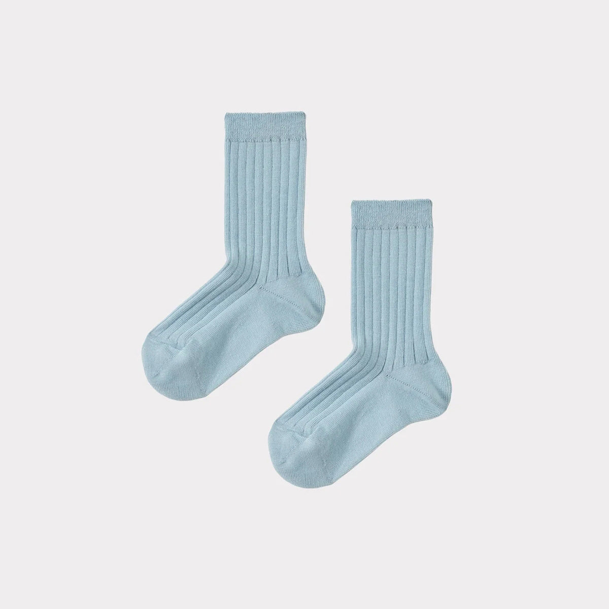 Boys & Girls Light Blue Cotton Socks