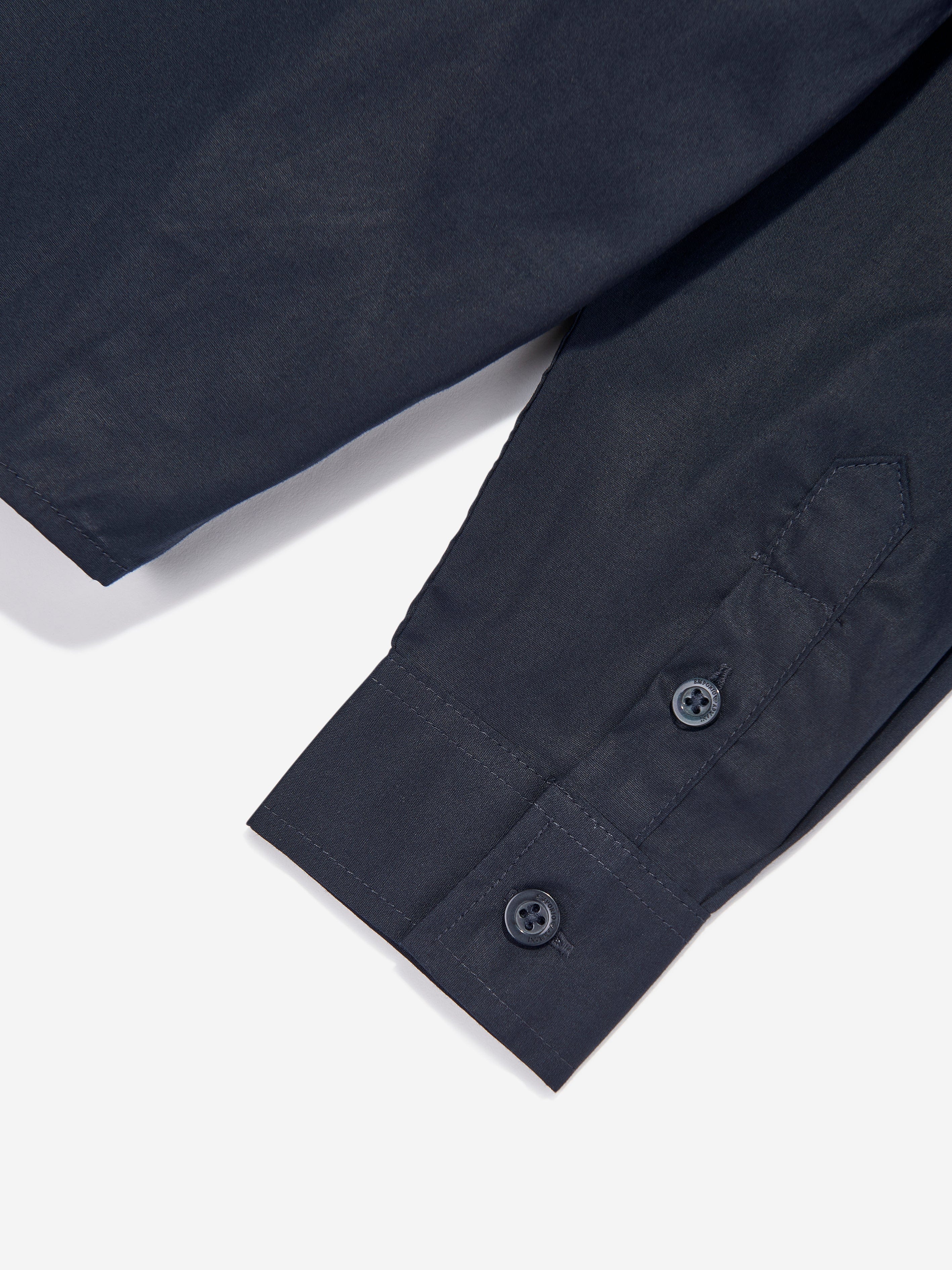 Emporio Armani Boys Logo Shirt in Navy