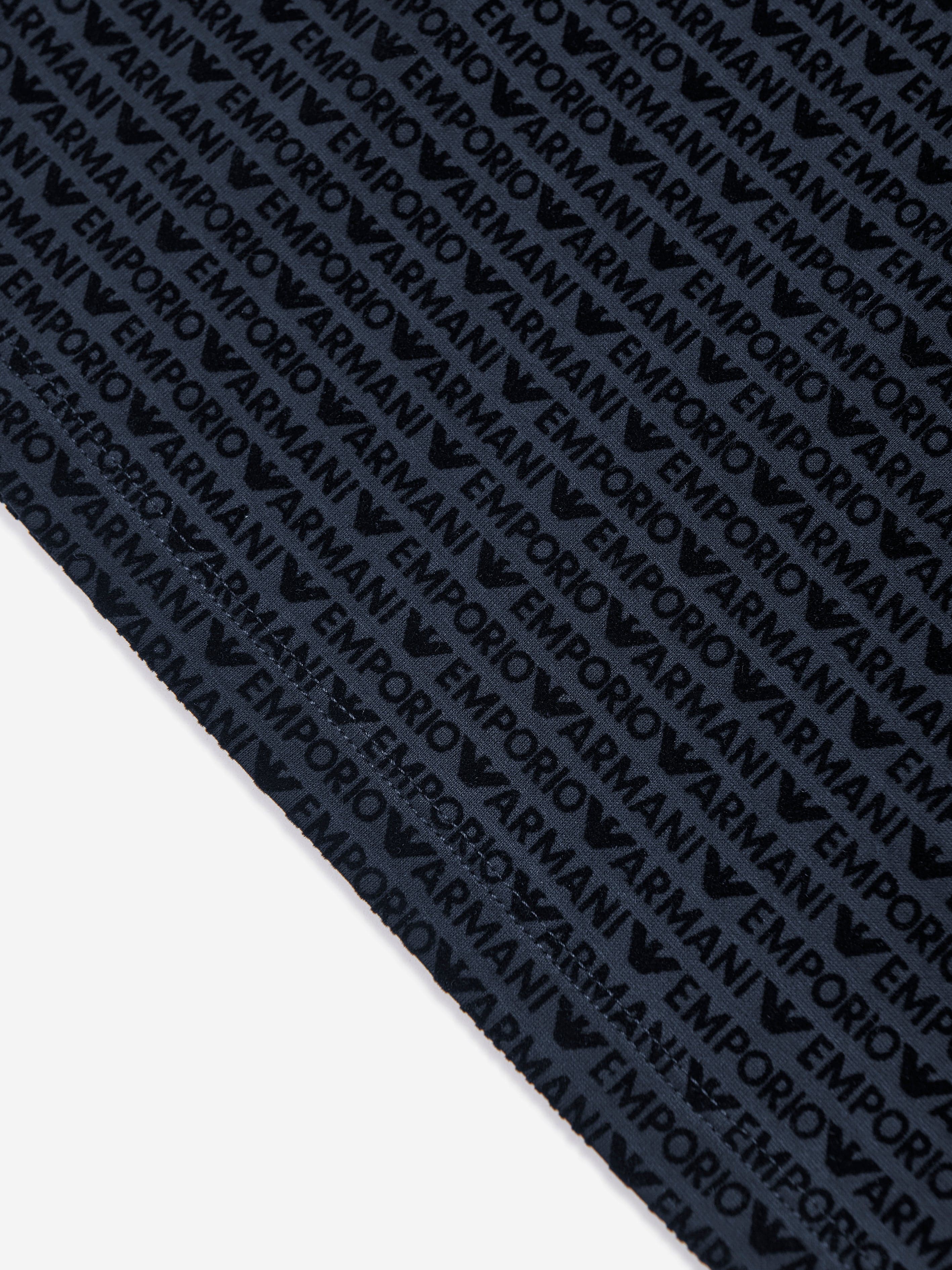 Emporio Armani Boys Logo Polo Shirt in Navy