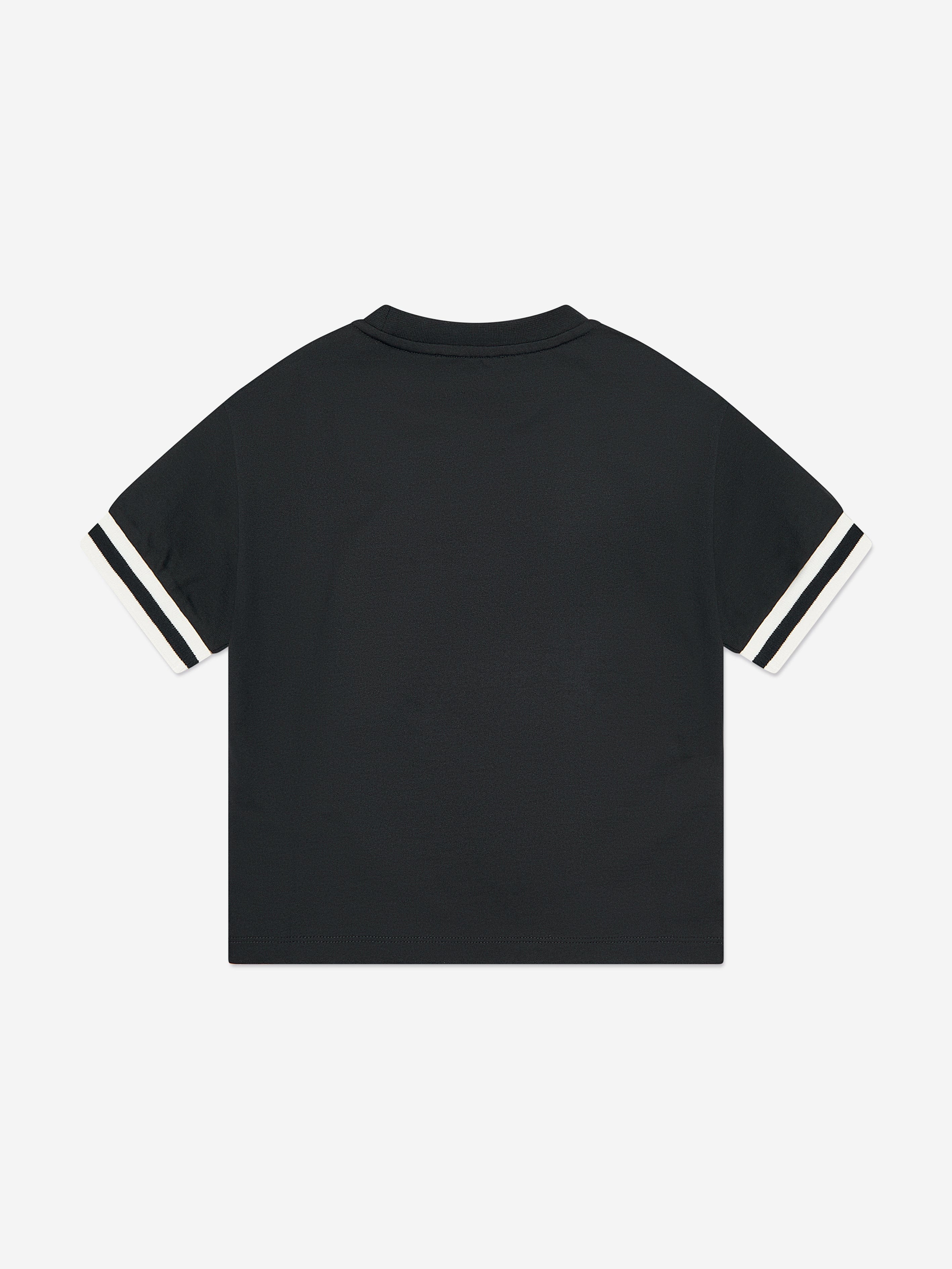Emporio Armani Boys Logo T-Shirt in Navy