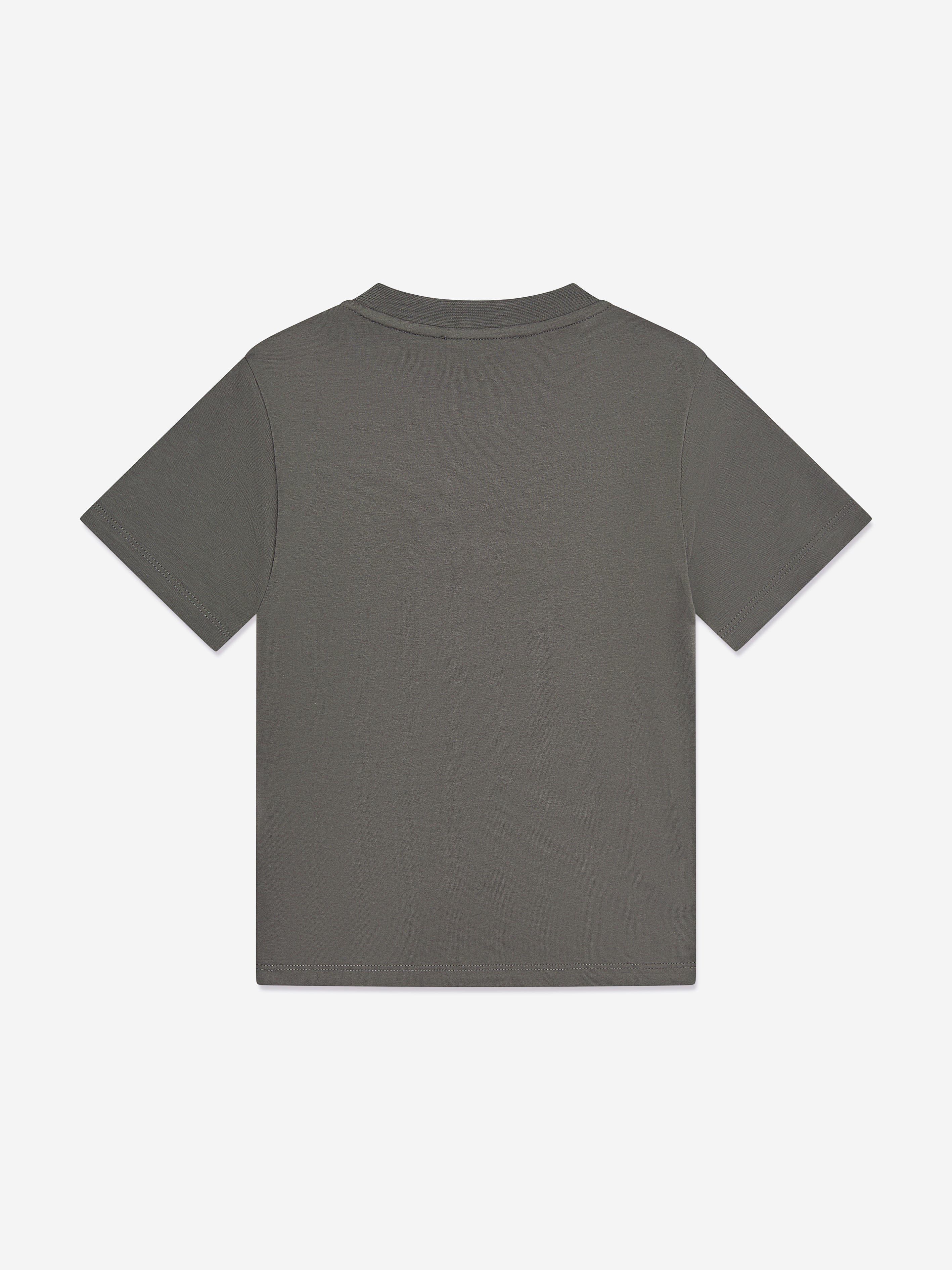 Emporio Armani Boys Logo T-Shirt in Brown